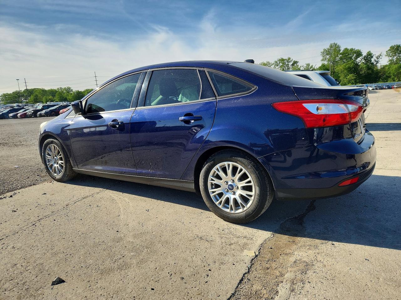 2012 Ford Focus Se Синий vin: 1FAHP3F22CL127723