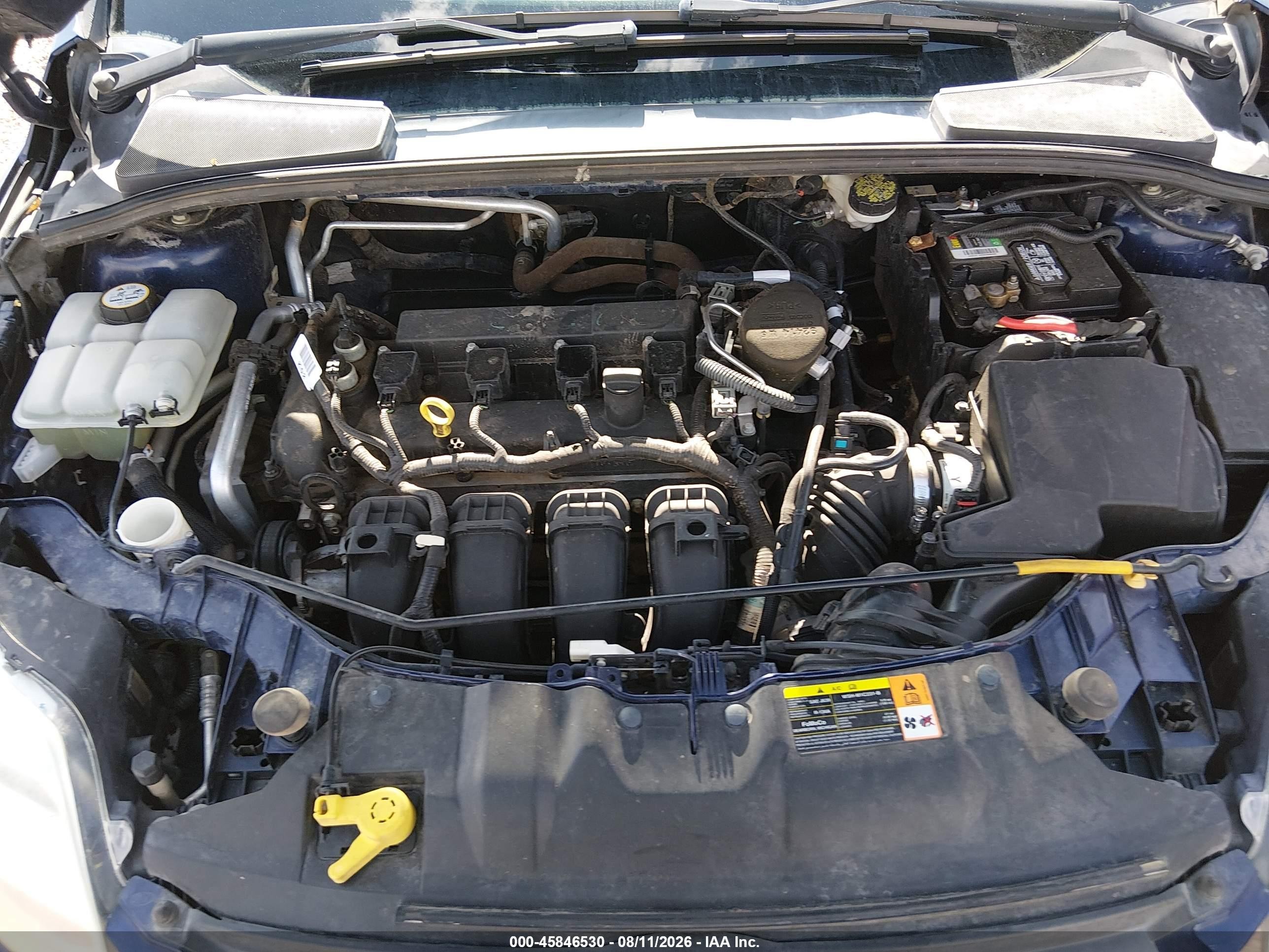 2012 Ford Focus Se Blue vin: 1FAHP3F22CL129620