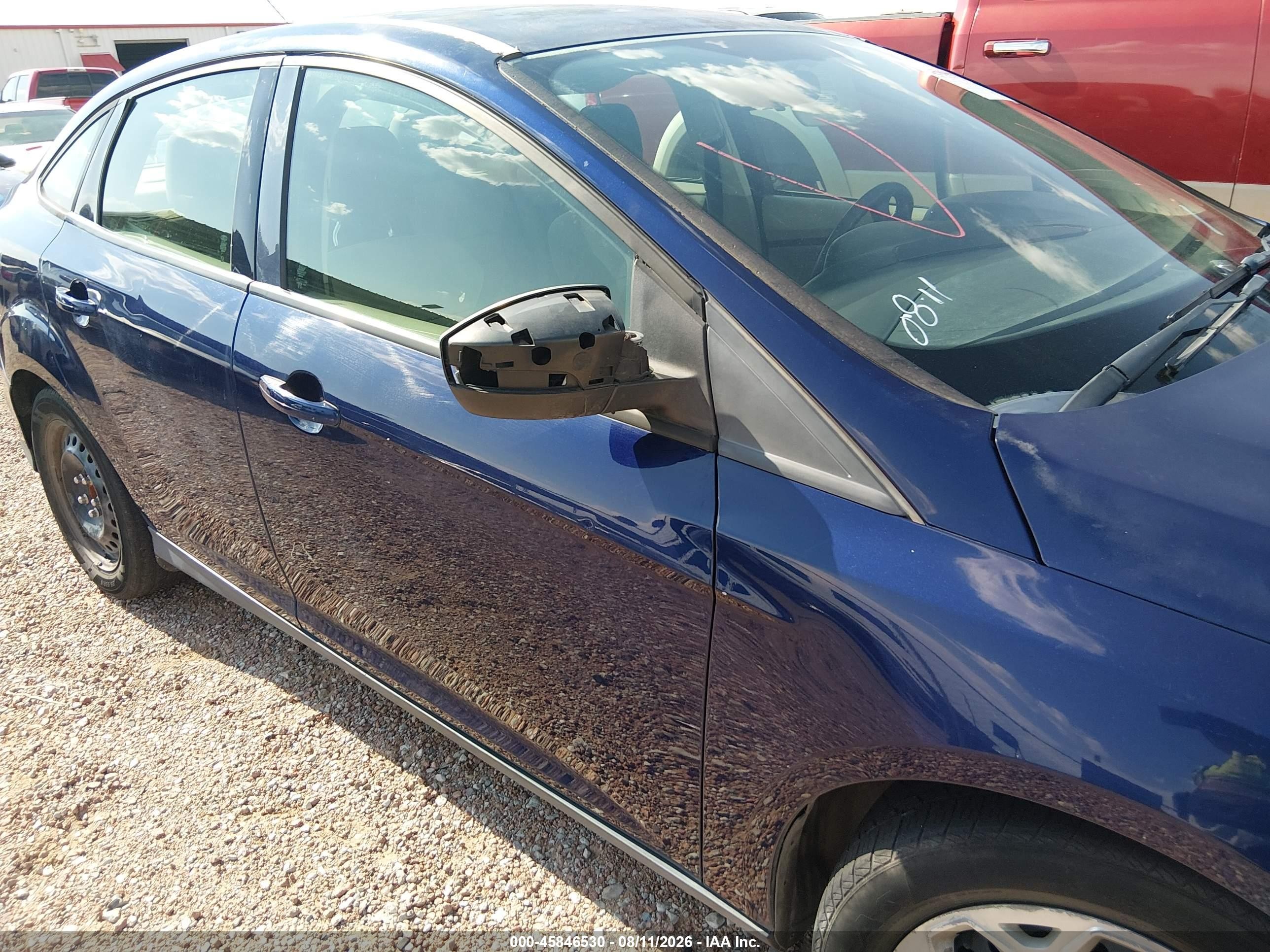 2012 Ford Focus Se Blue vin: 1FAHP3F22CL129620