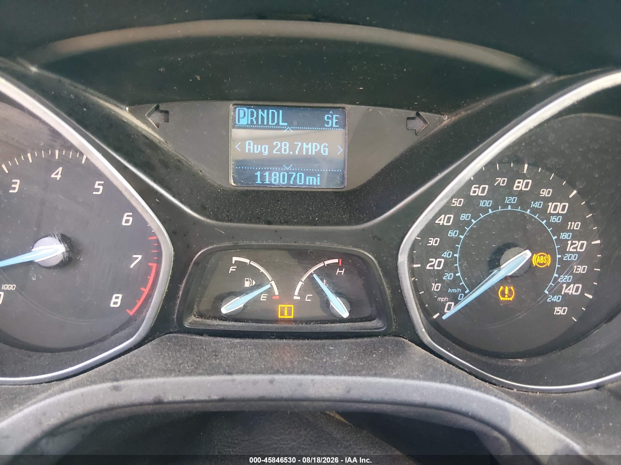2012 Ford Focus Se Blue vin: 1FAHP3F22CL129620