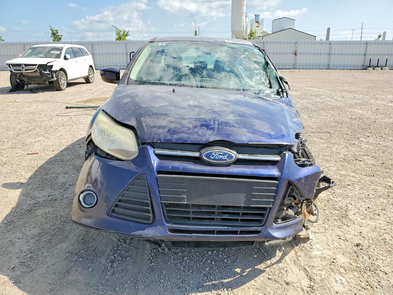 2012 Ford Focus Se Blue vin: 1FAHP3F22CL131559