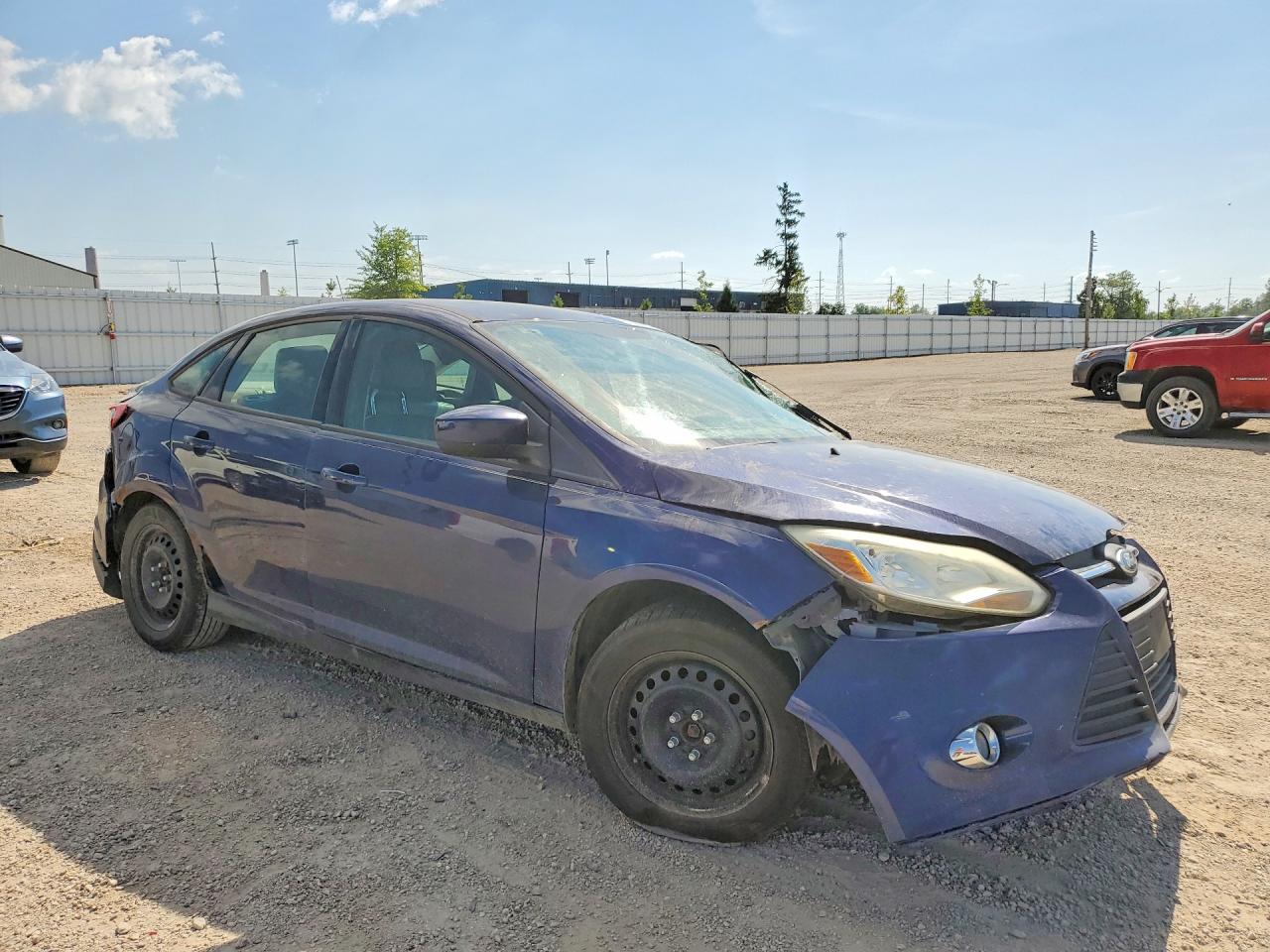2012 Ford Focus Se Blue vin: 1FAHP3F22CL131559