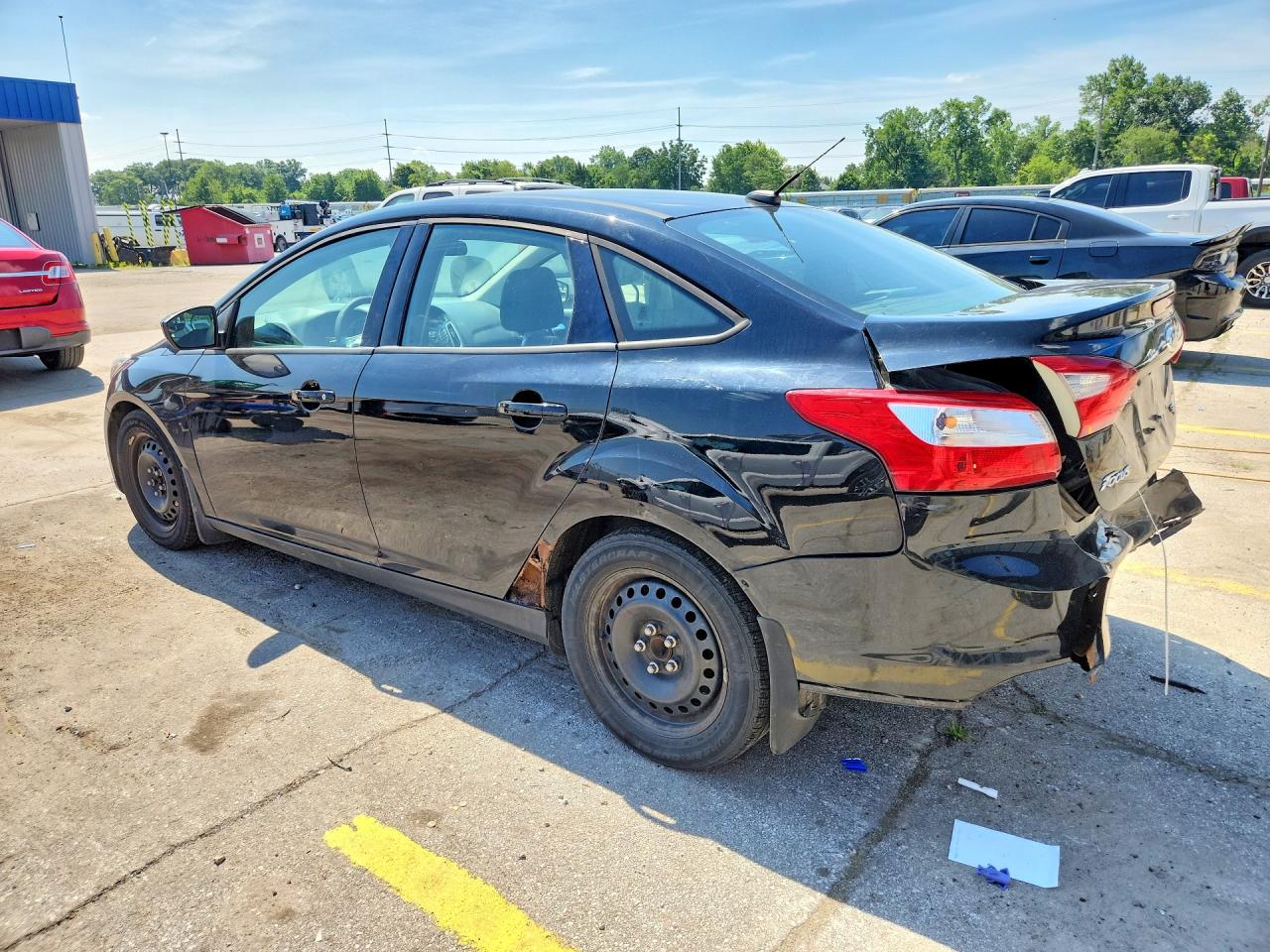 2012 Ford Focus Se Black vin: 1FAHP3F22CL211086