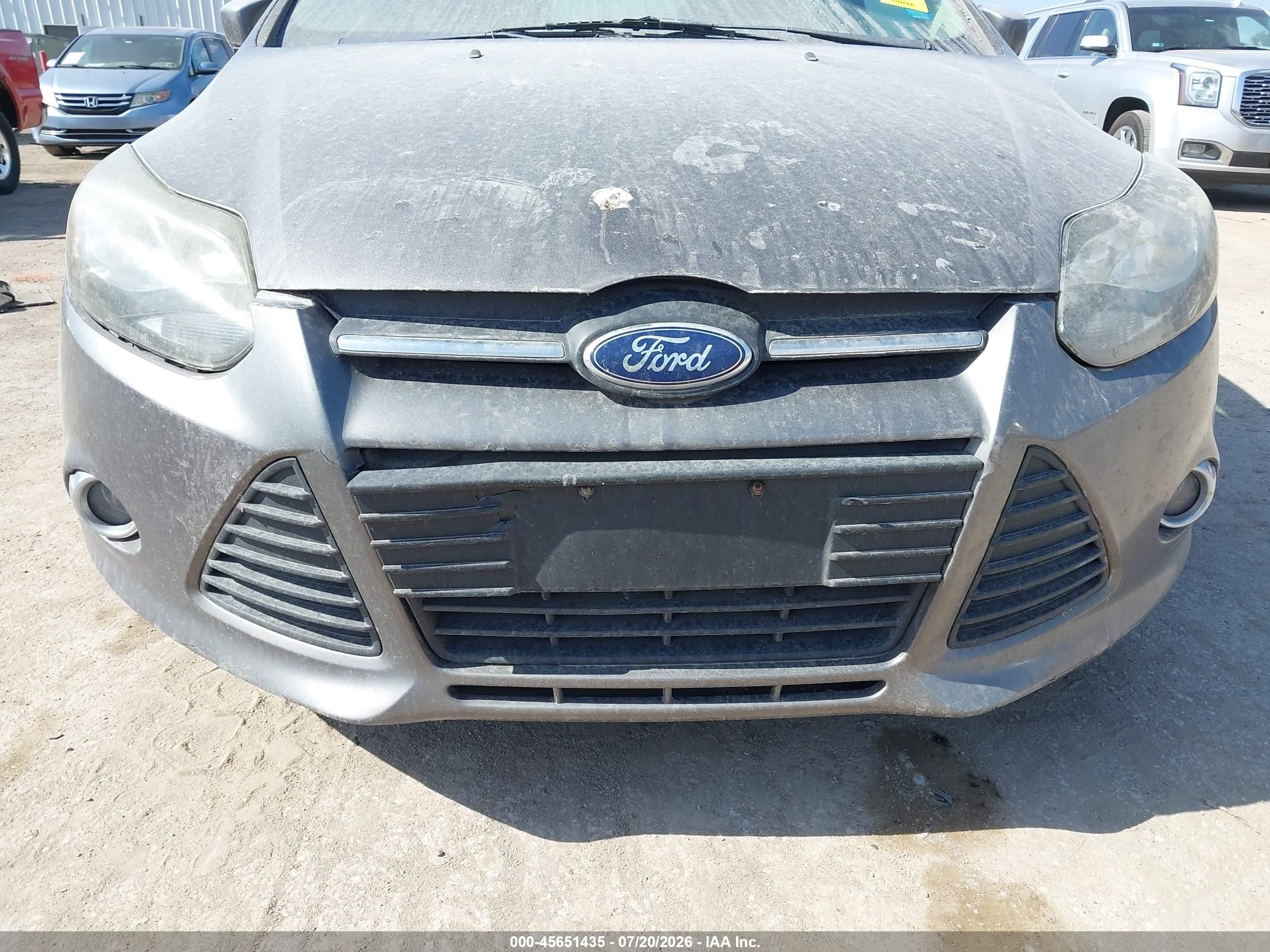 2012 Ford Focus Se Gray vin: 1FAHP3F22CL217356