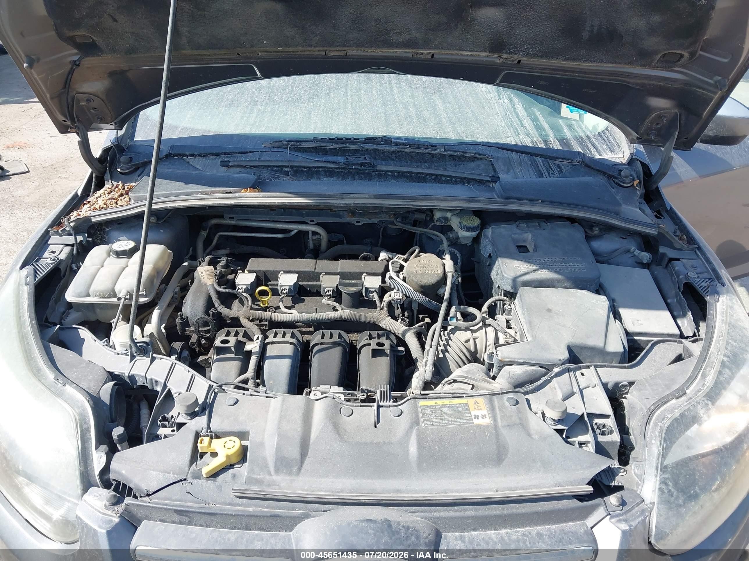 2012 Ford Focus Se Gray vin: 1FAHP3F22CL217356