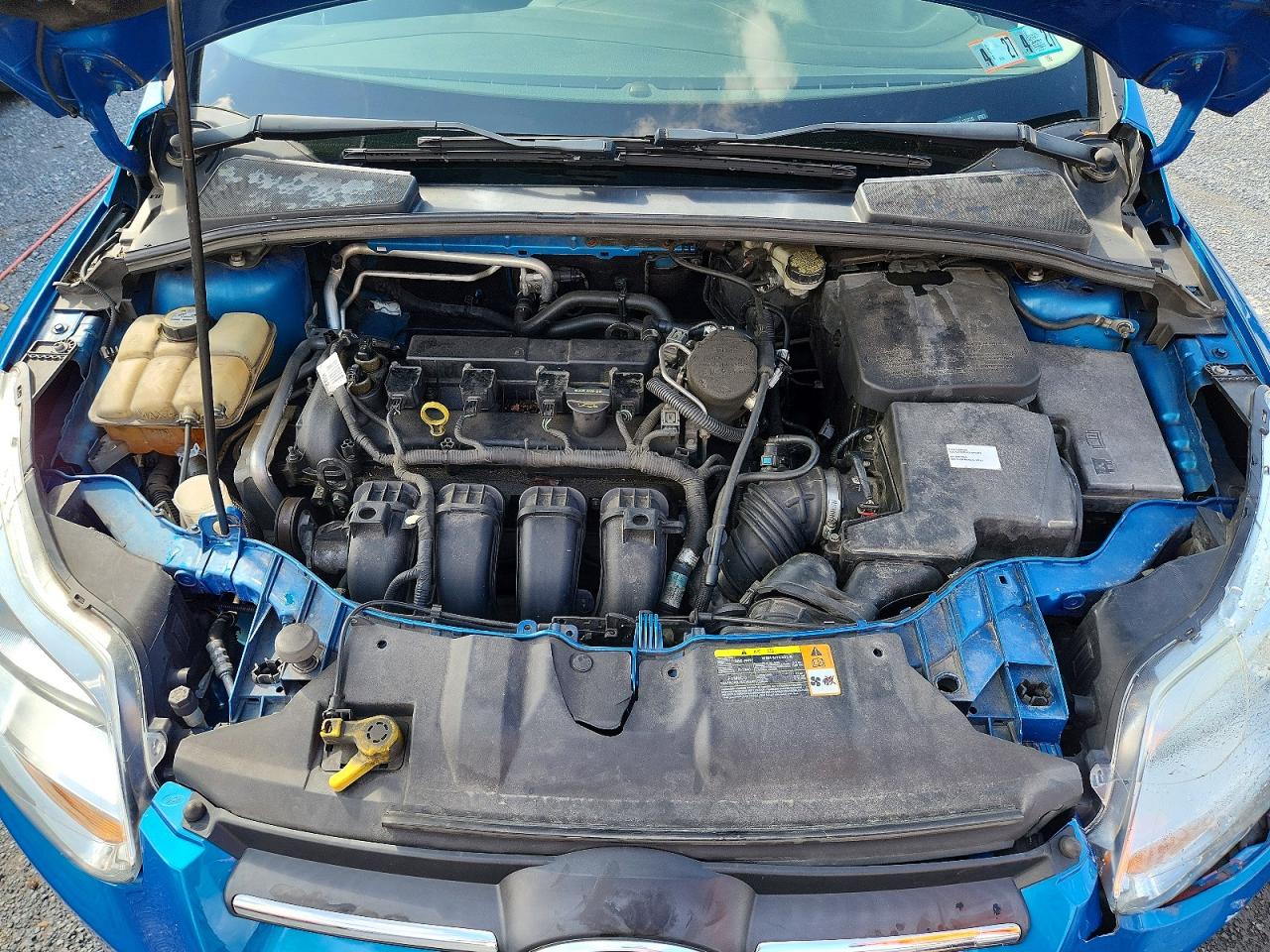 2012 Ford Focus Se Blue vin: 1FAHP3F22CL233220