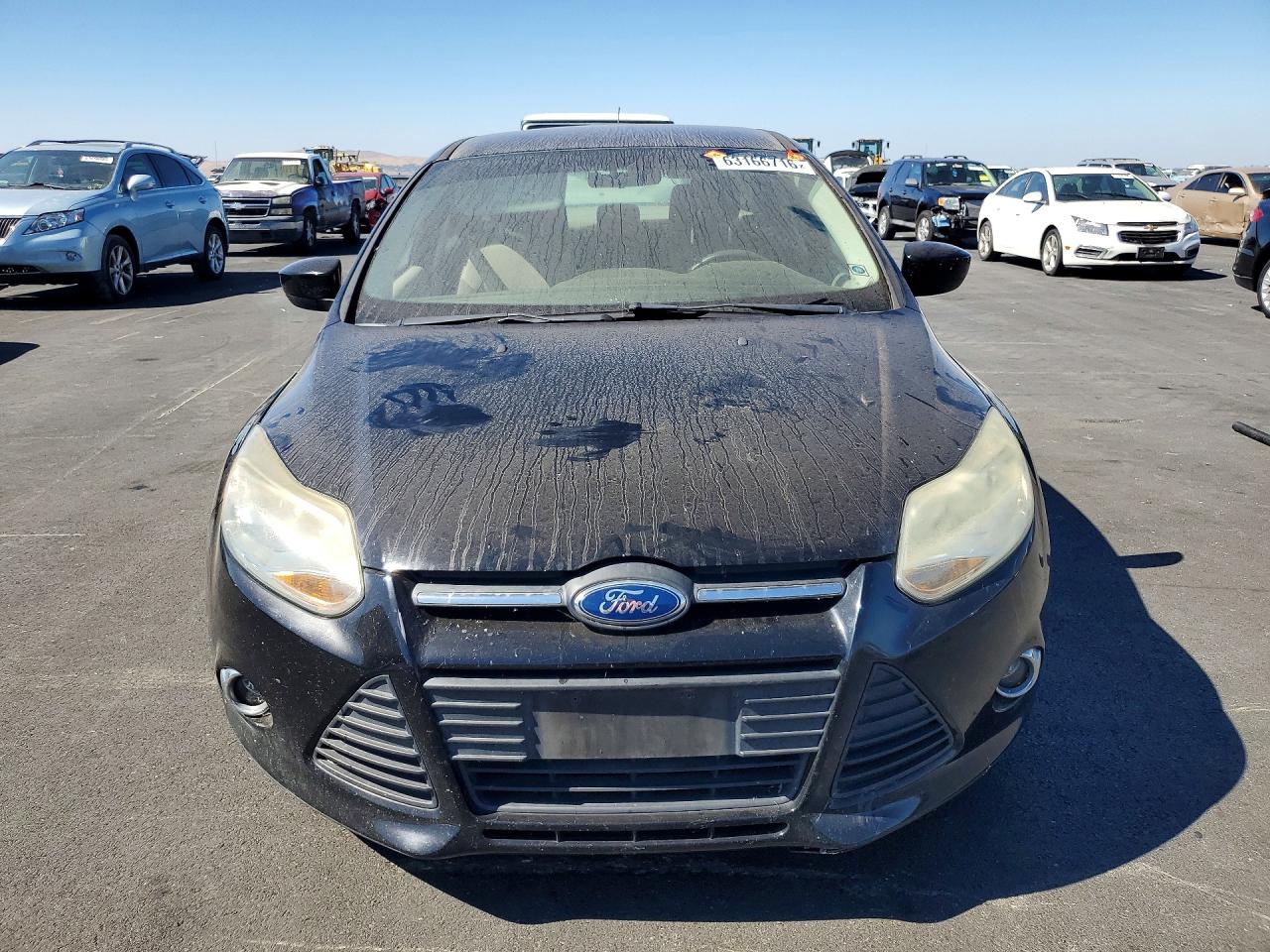 2012 Ford Focus Se Black vin: 1FAHP3F22CL244458