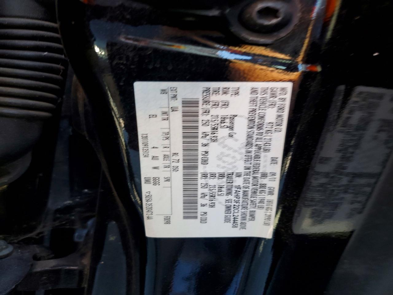 2012 Ford Focus Se Black vin: 1FAHP3F22CL244458