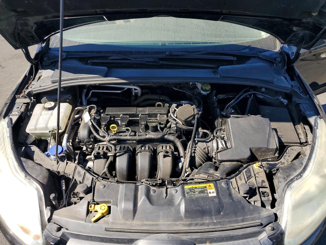 2012 Ford Focus Se Black vin: 1FAHP3F22CL244458