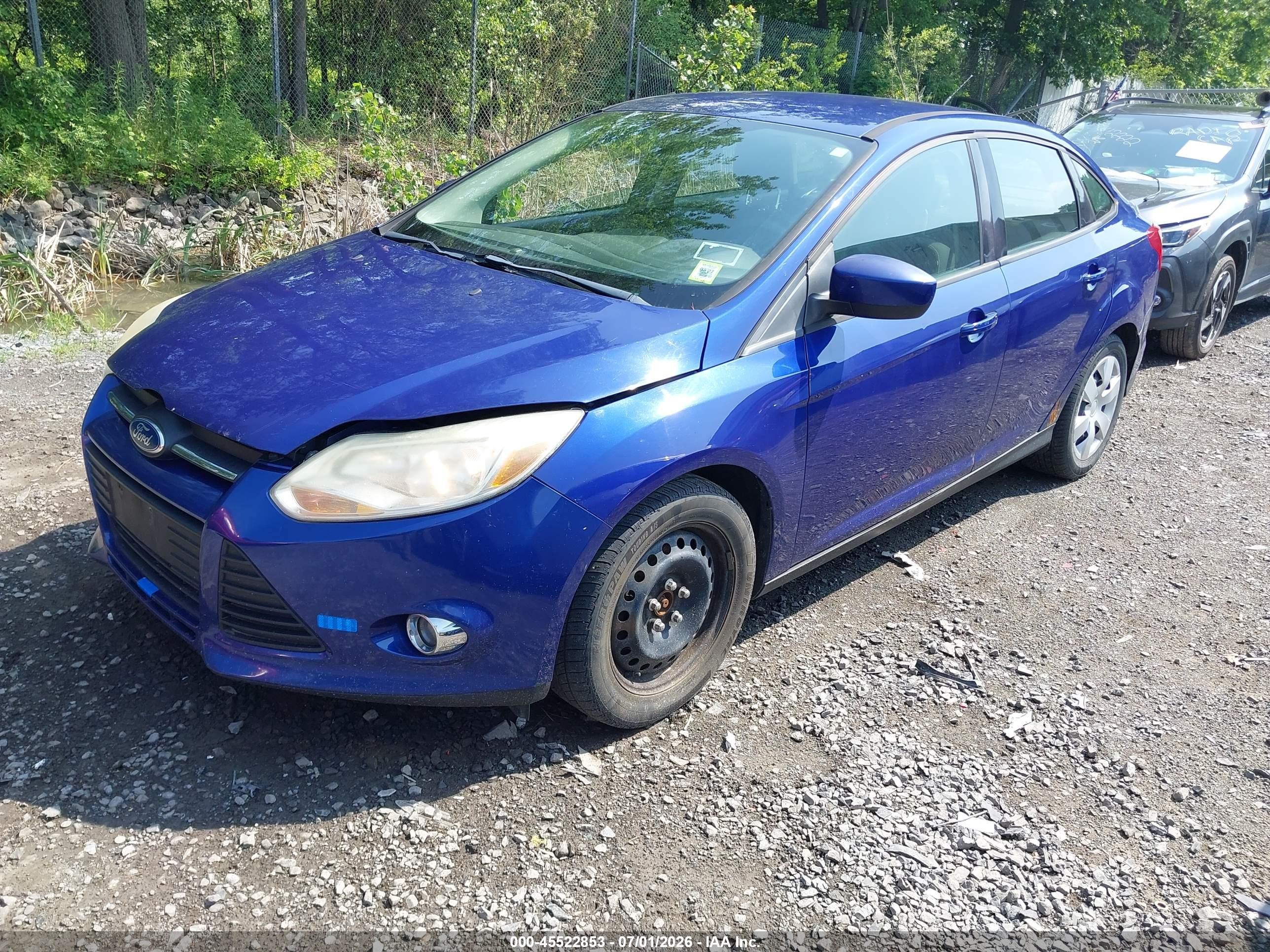 2012 Ford Focus Se Синий vin: 1FAHP3F22CL316100