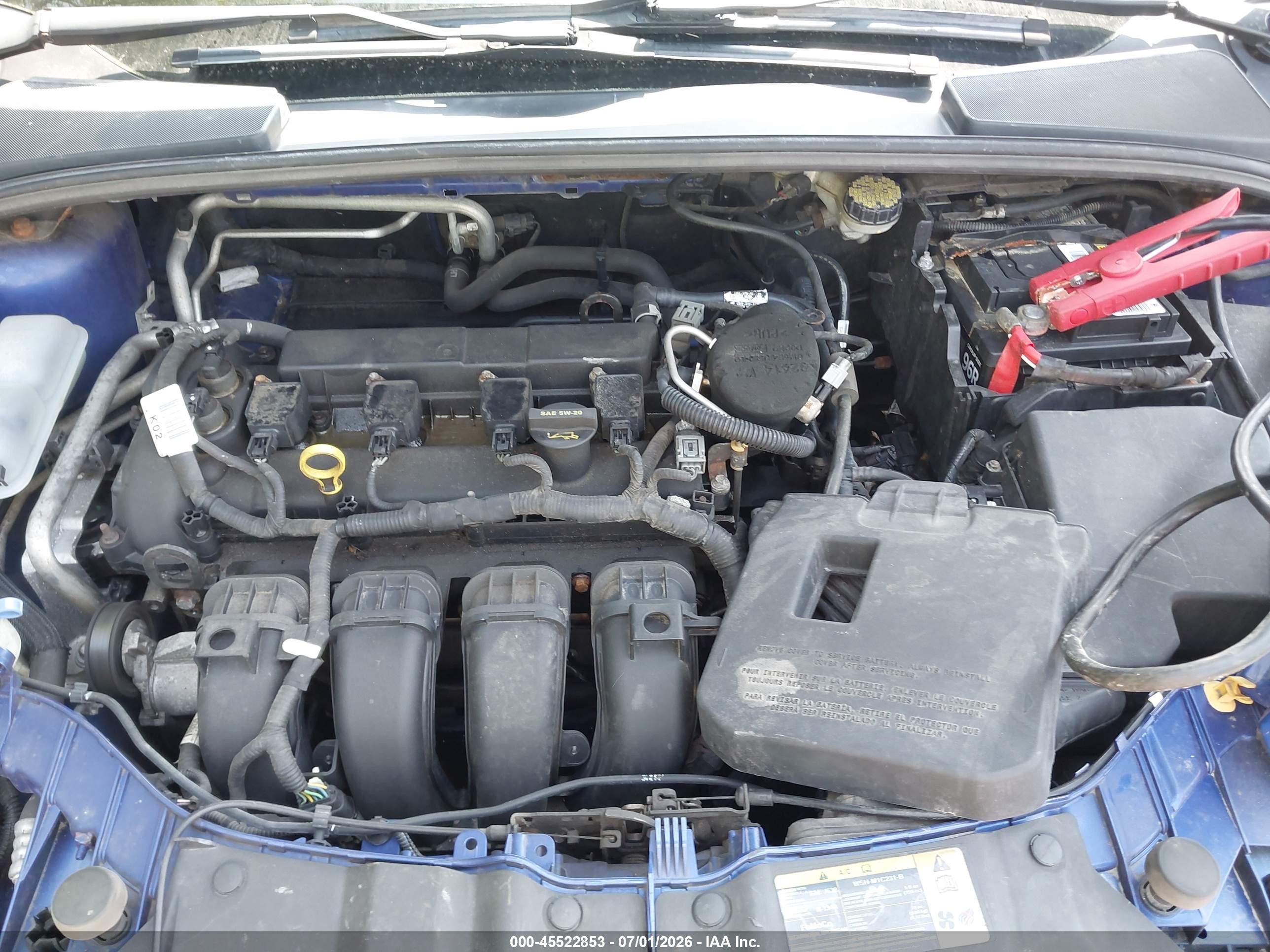2012 Ford Focus Se Синий vin: 1FAHP3F22CL316100