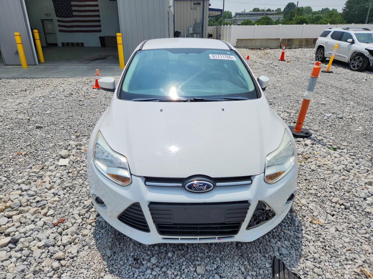 2012 Ford Focus Se White vin: 1FAHP3F22CL343569