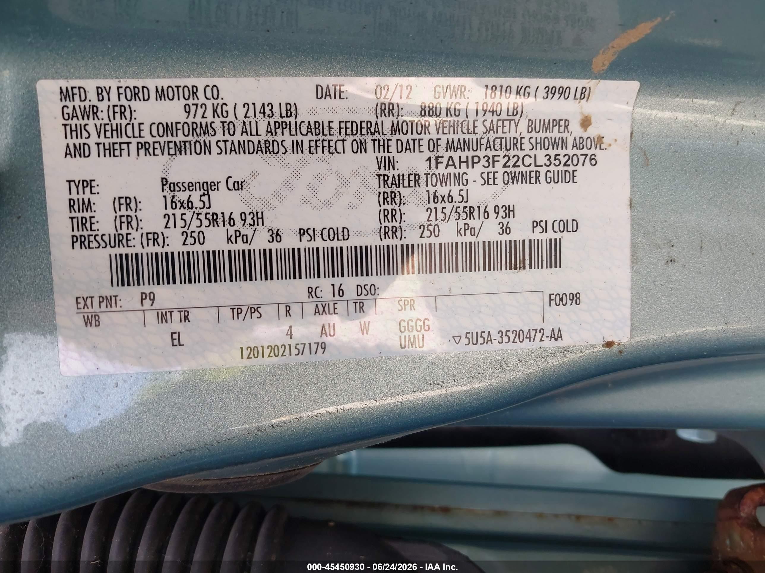 2012 Ford Focus Se Green vin: 1FAHP3F22CL352076