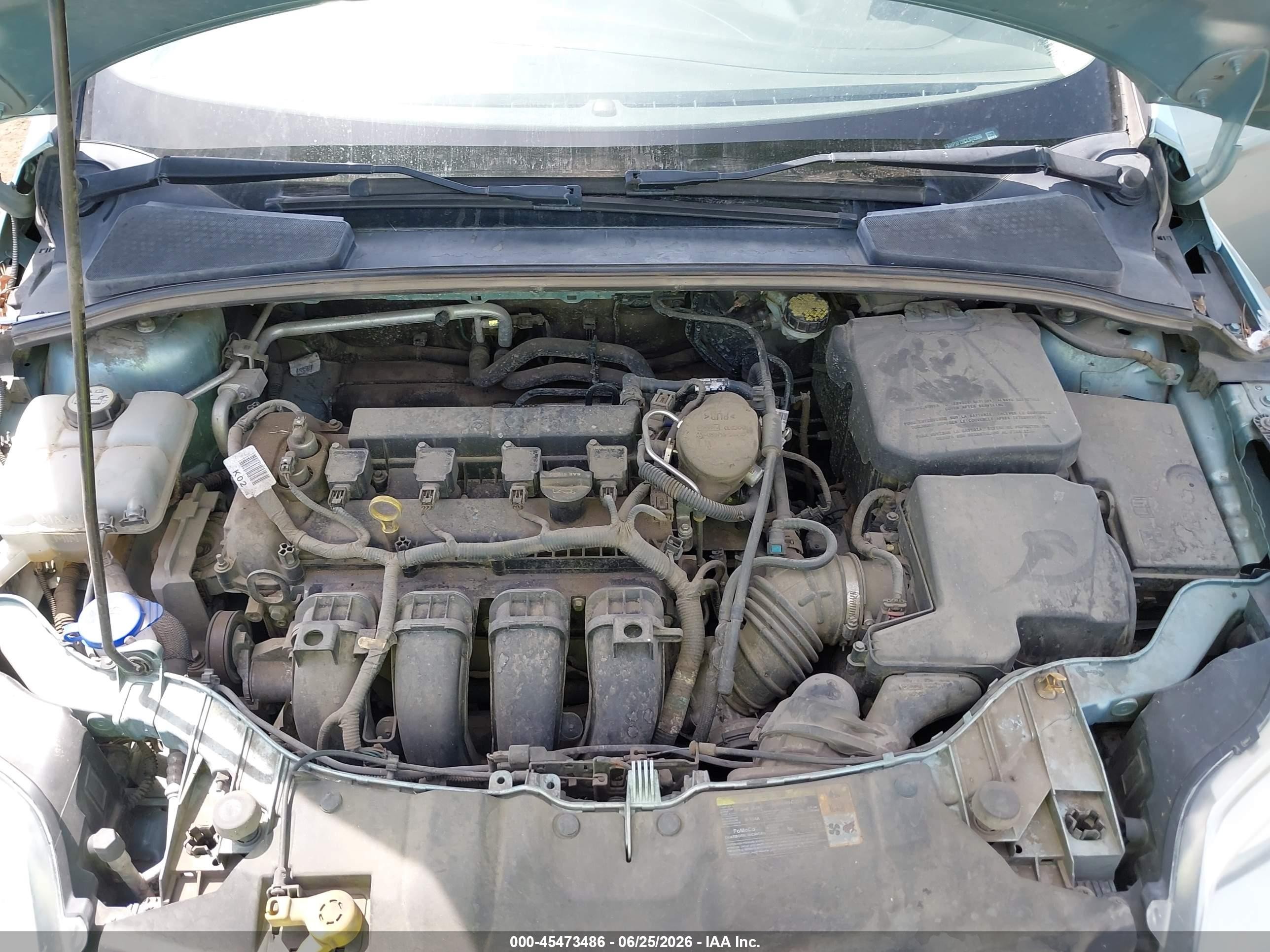 2012 Ford Focus Se Blue vin: 1FAHP3F22CL372909