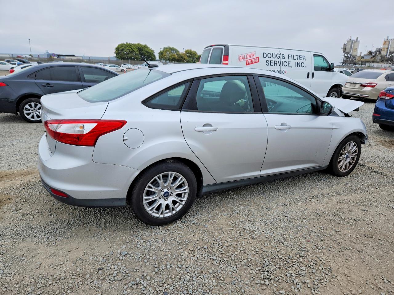 2012 Ford Focus Se Gray vin: 1FAHP3F22CL394943
