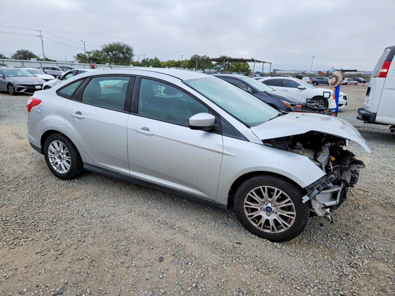2012 Ford Focus Se Gray vin: 1FAHP3F22CL394943