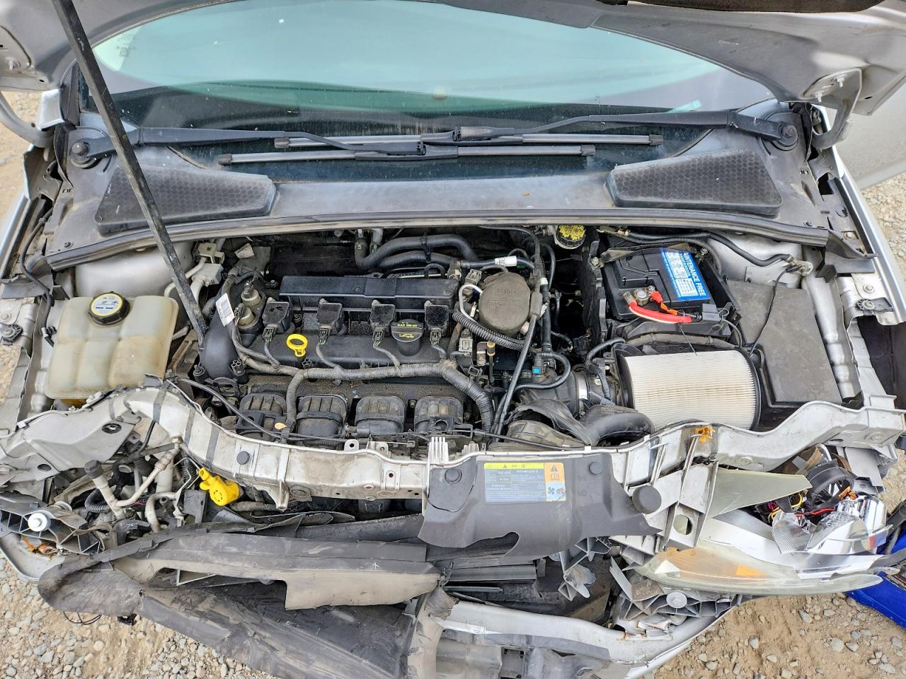 2012 Ford Focus Se Gray vin: 1FAHP3F22CL394943