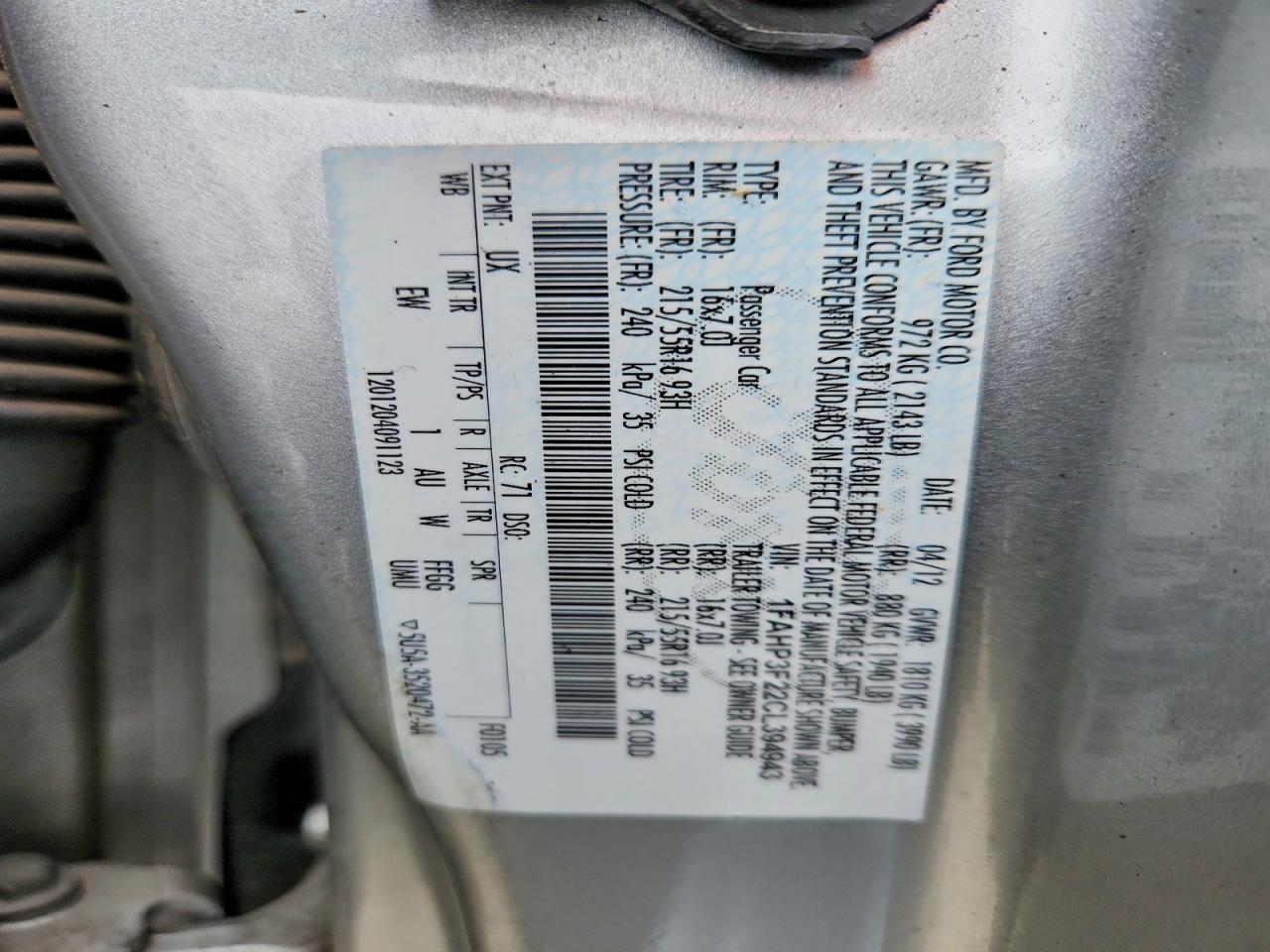 2012 Ford Focus Se Gray vin: 1FAHP3F22CL394943
