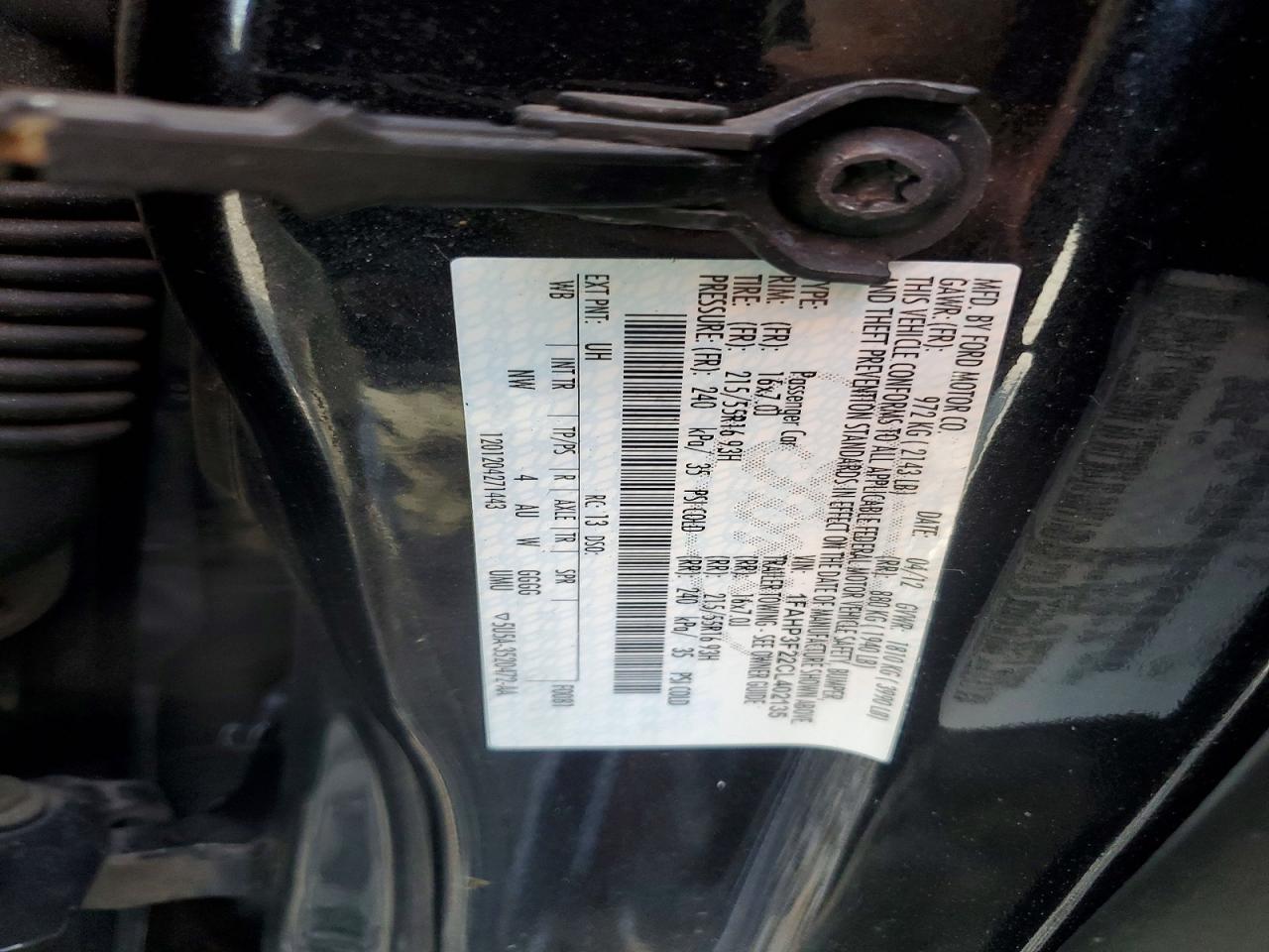 2012 Ford Focus Se Black vin: 1FAHP3F22CL402135