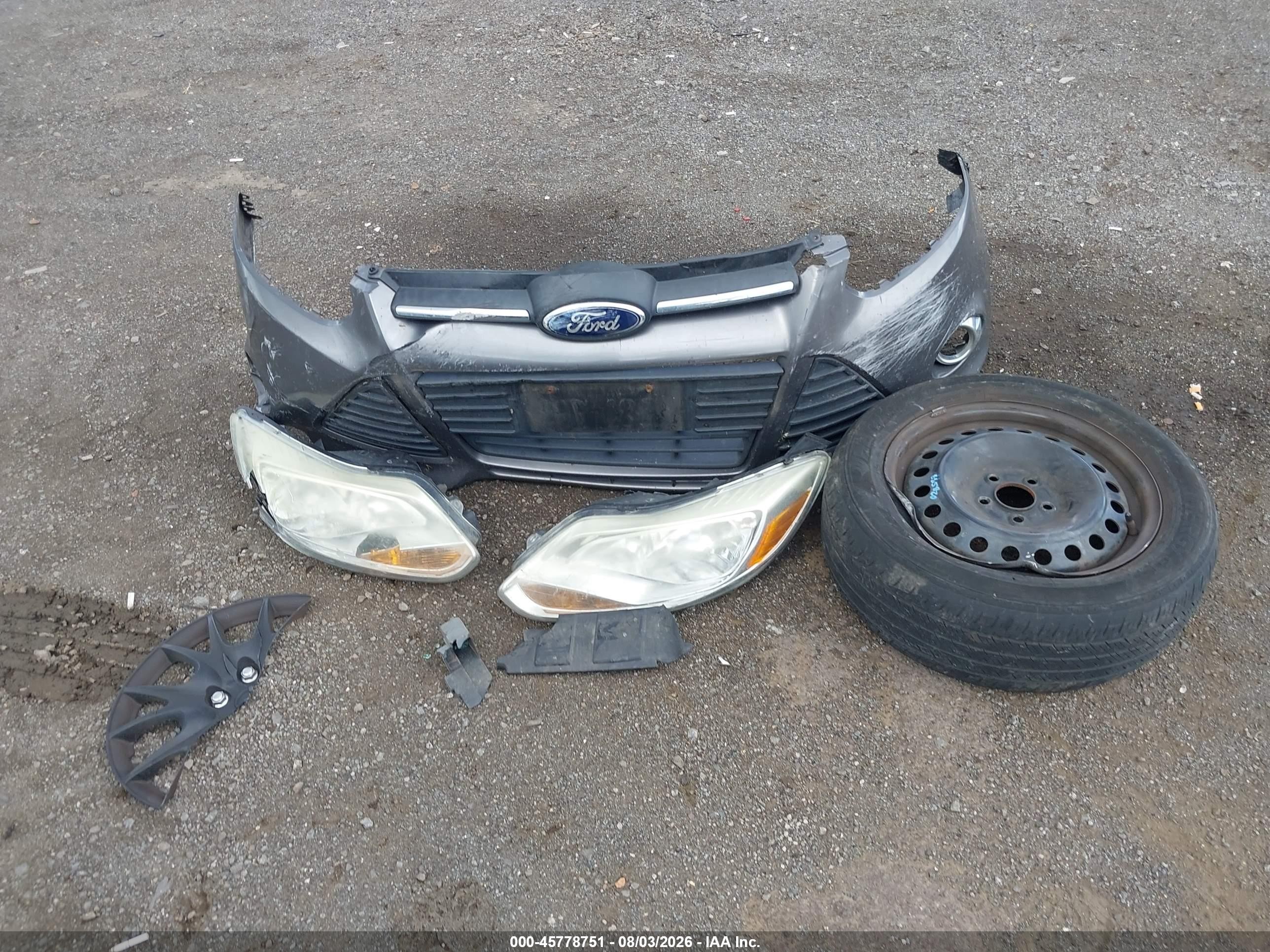 2012 Ford Focus Se Gray vin: 1FAHP3F22CL403530