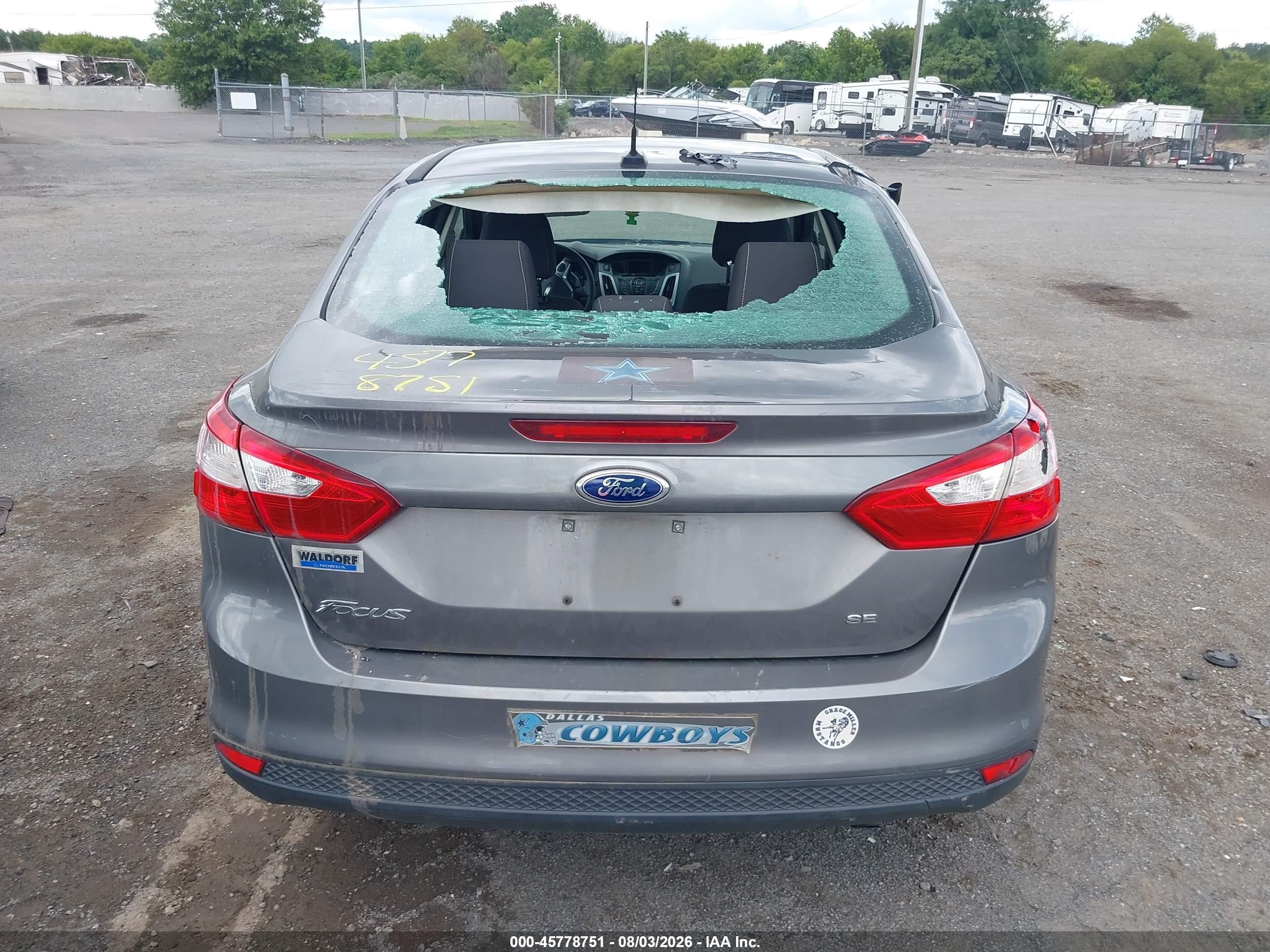 2012 Ford Focus Se Gray vin: 1FAHP3F22CL403530