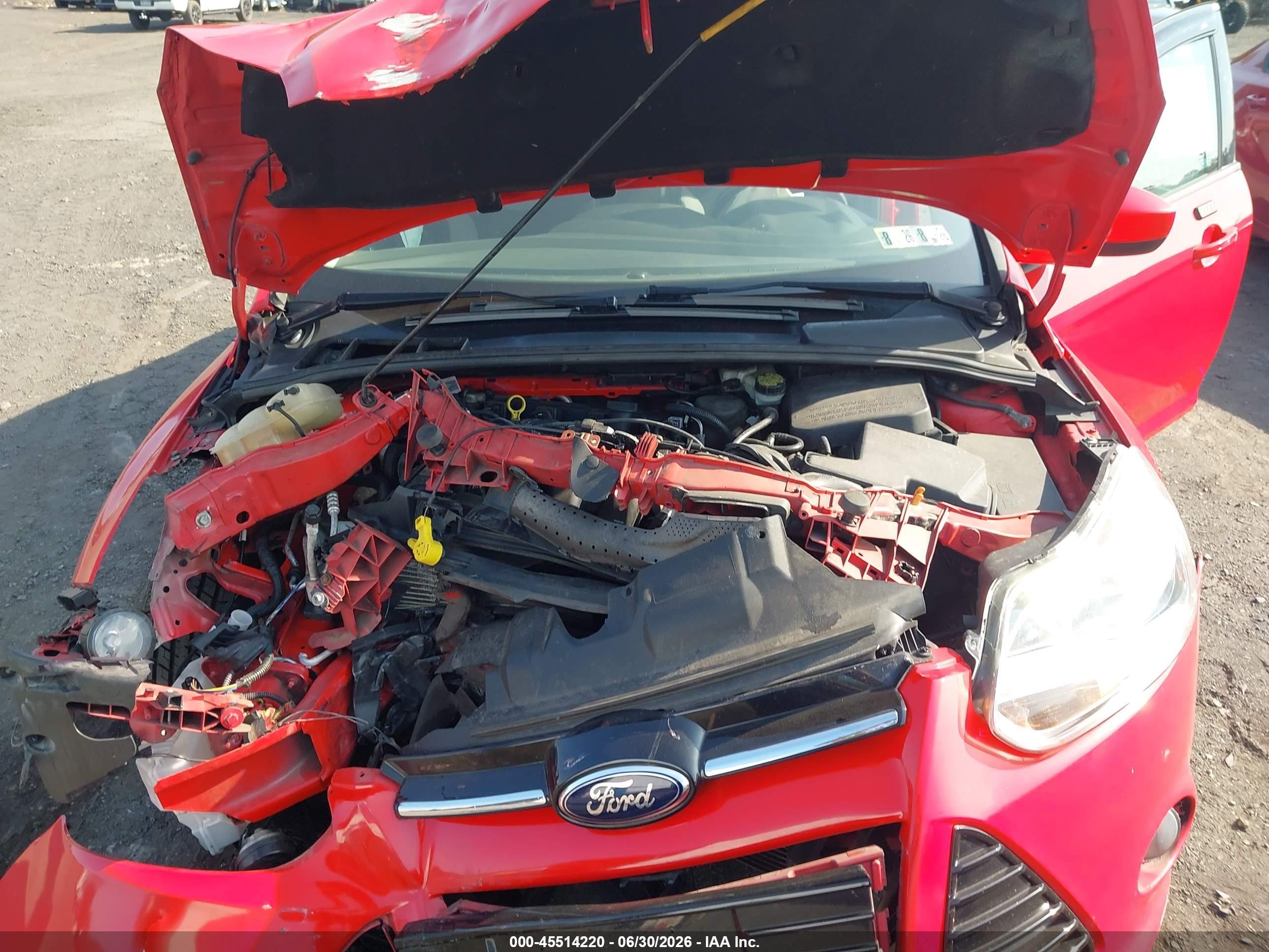2012 Ford Focus Se Red vin: 1FAHP3F22CL426256