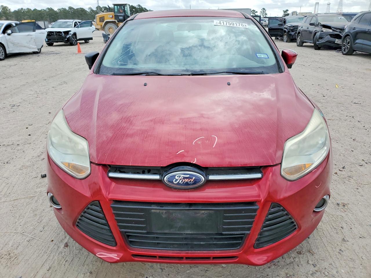 2012 Ford Focus Se Красный vin: 1FAHP3F22CL449584
