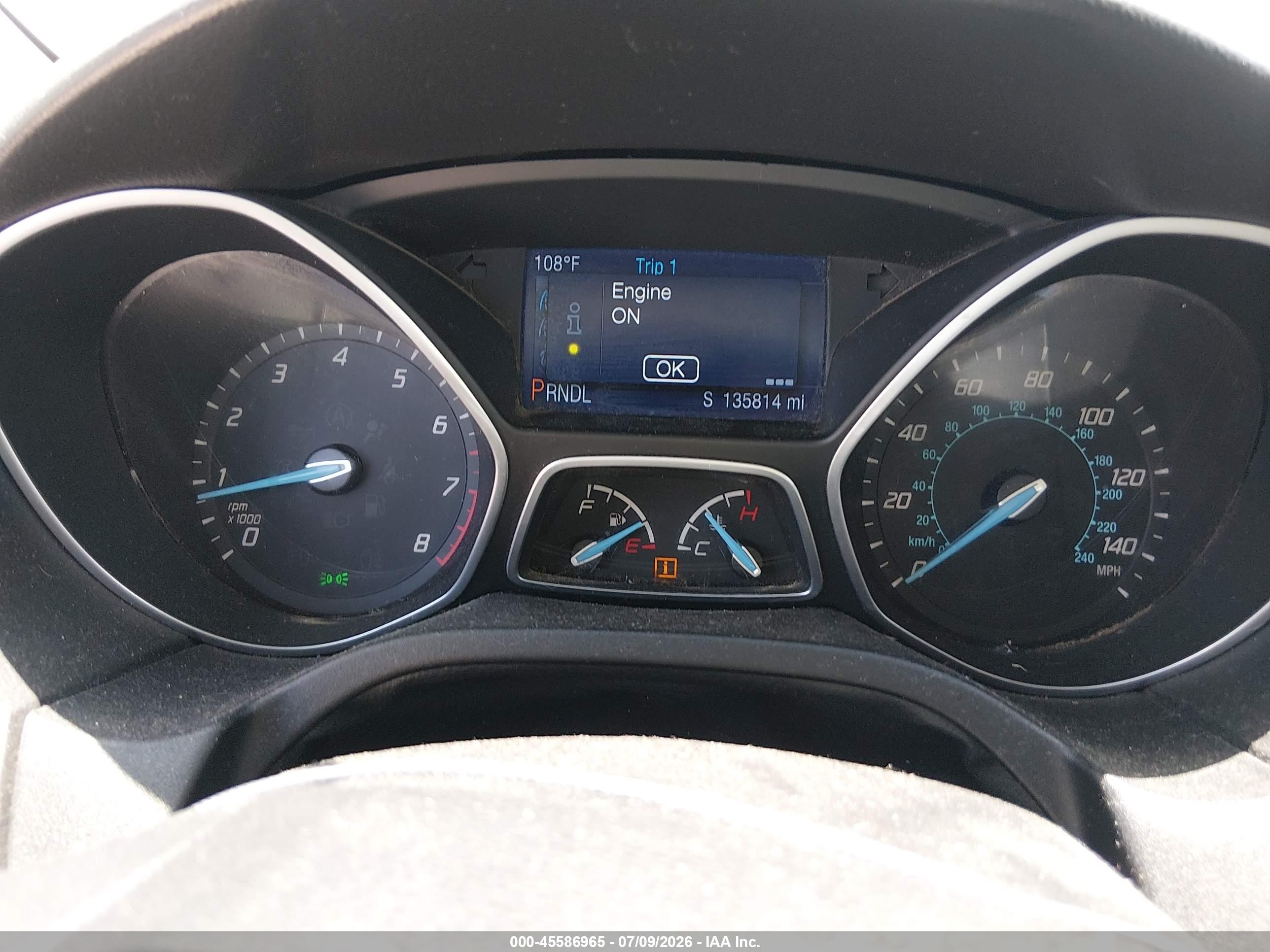 2012 Ford Focus Se White vin: 1FAHP3F22CL455899
