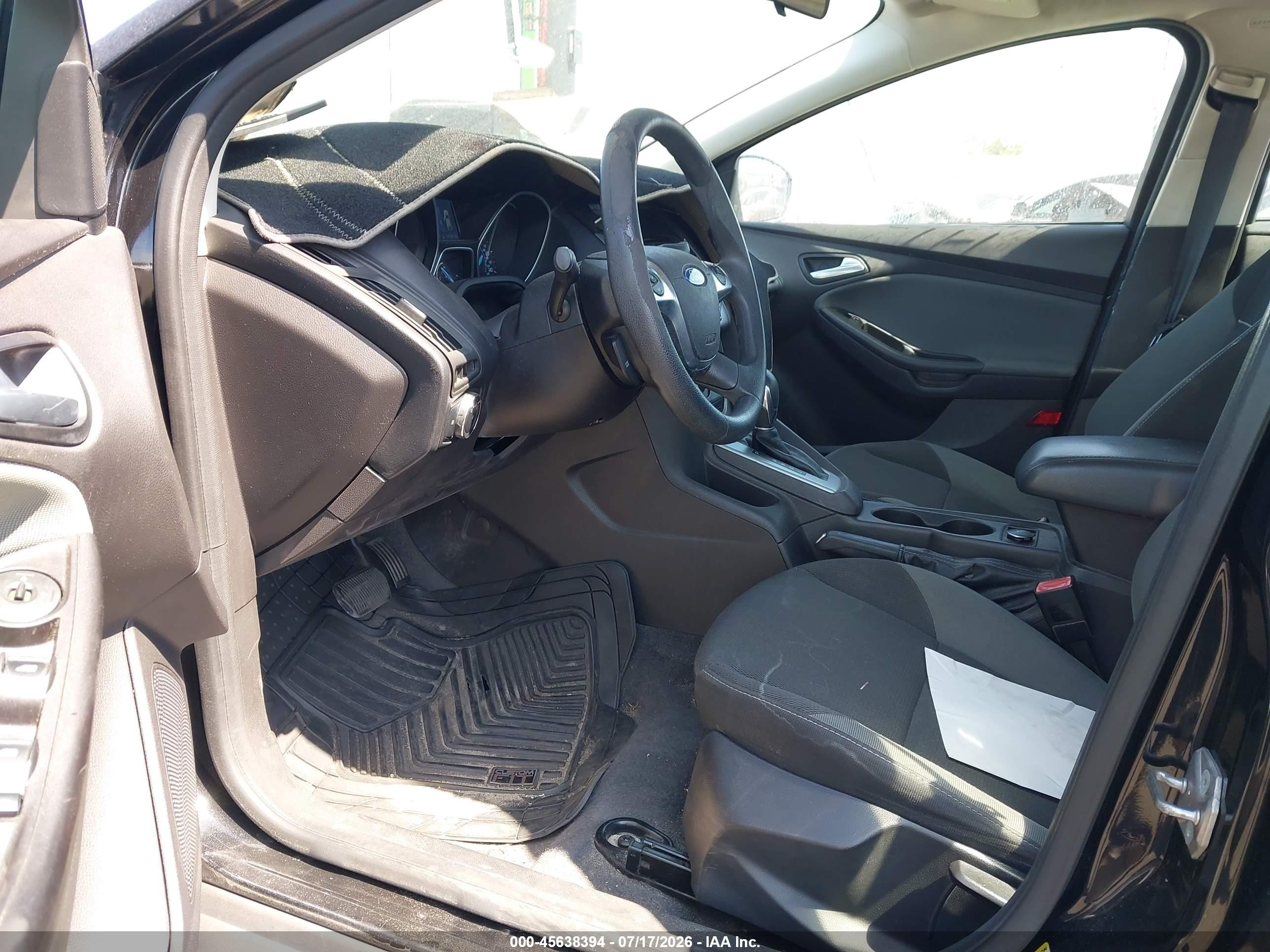 2012 Ford Focus Se Black vin: 1FAHP3F23CL101826