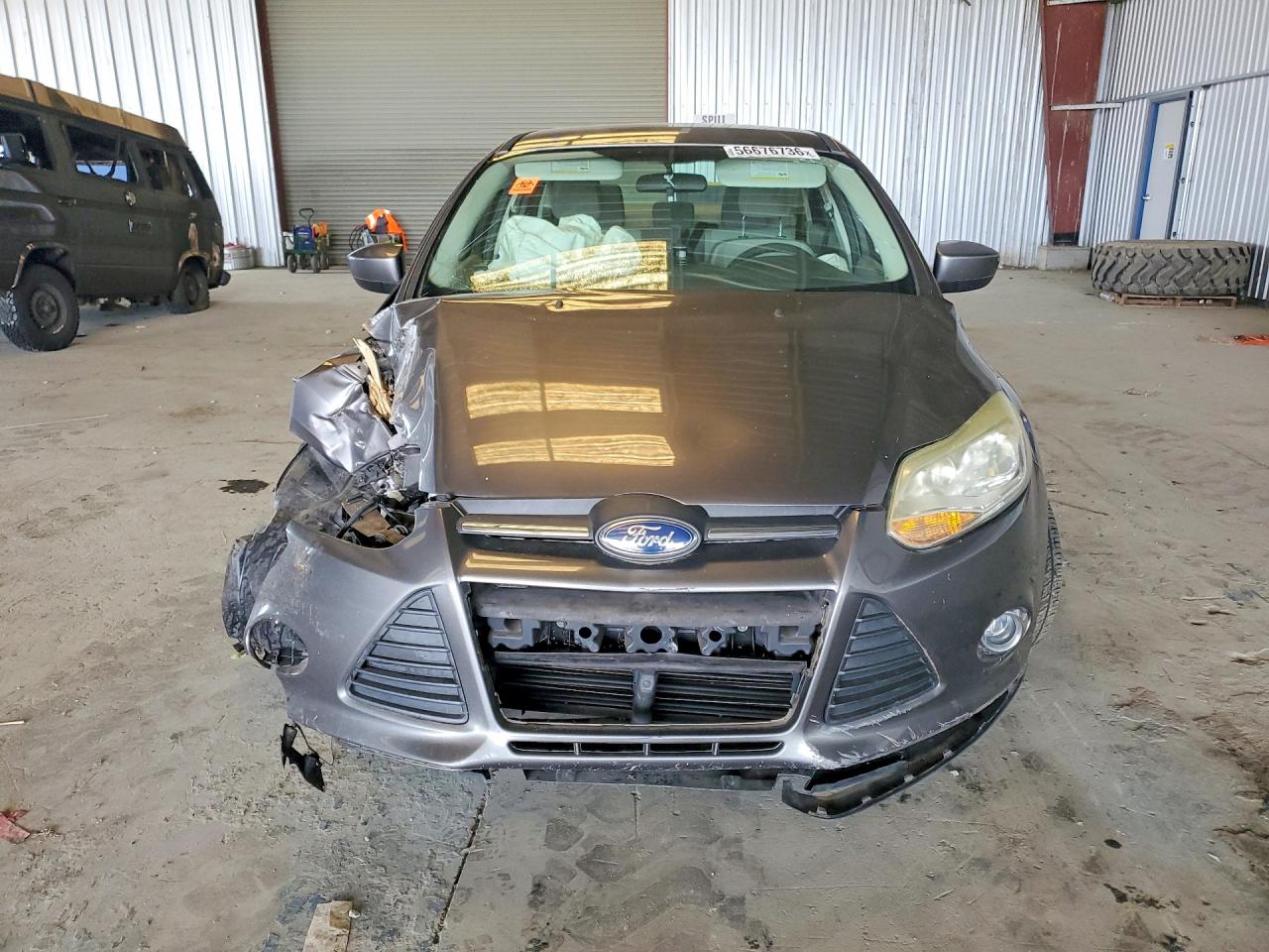 2012 Ford Focus Se Gray vin: 1FAHP3F23CL140111