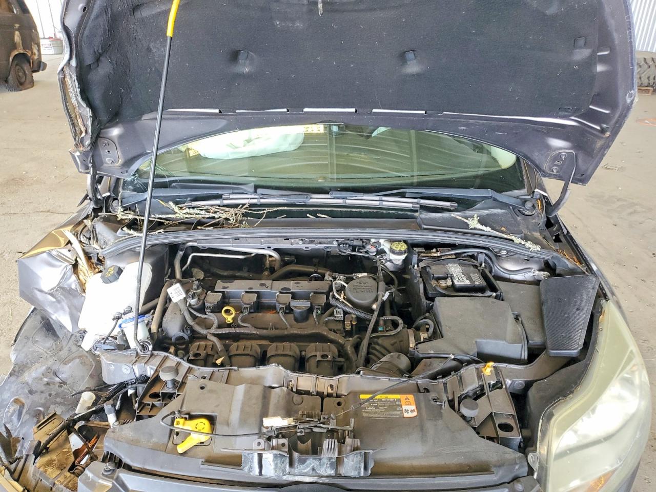 2012 Ford Focus Se Gray vin: 1FAHP3F23CL140111