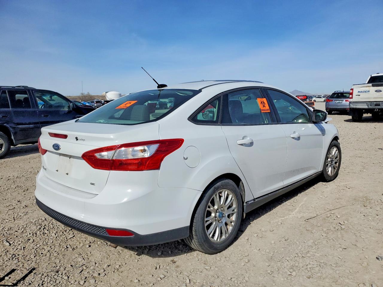2012 Ford Focus Se Белый vin: 1FAHP3F23CL178664