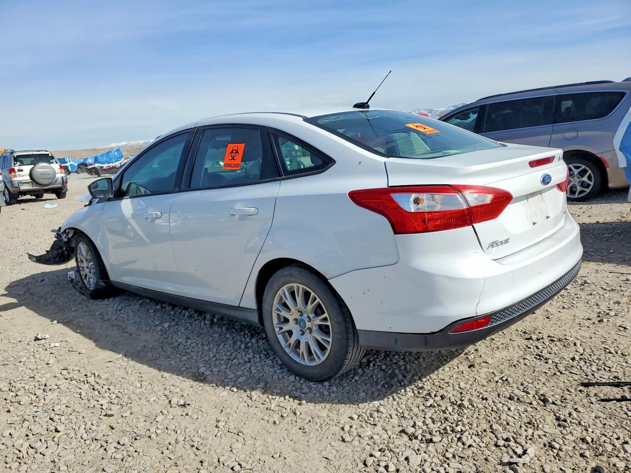 2012 Ford Focus Se Белый vin: 1FAHP3F23CL178664