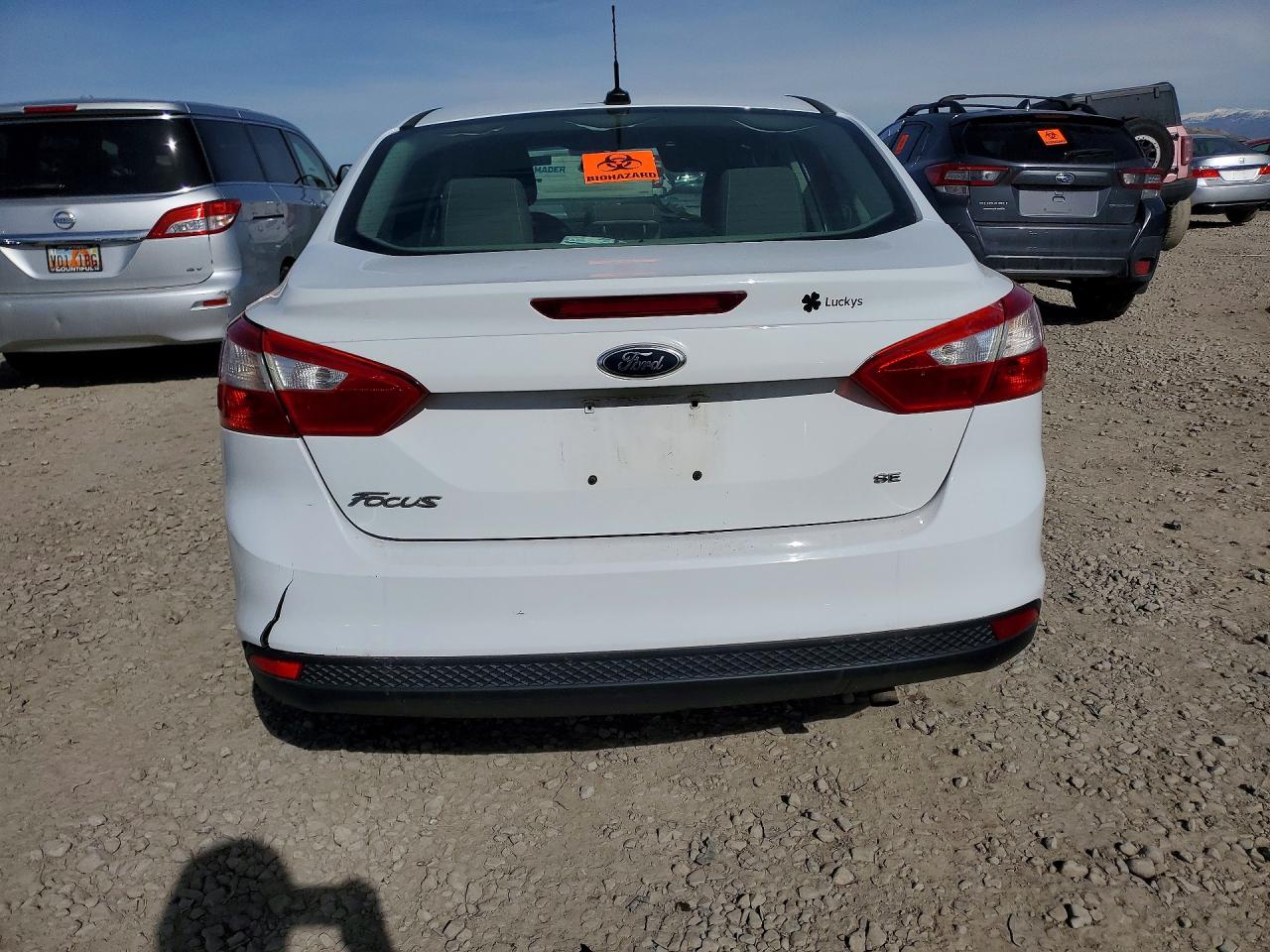 2012 Ford Focus Se Белый vin: 1FAHP3F23CL178664