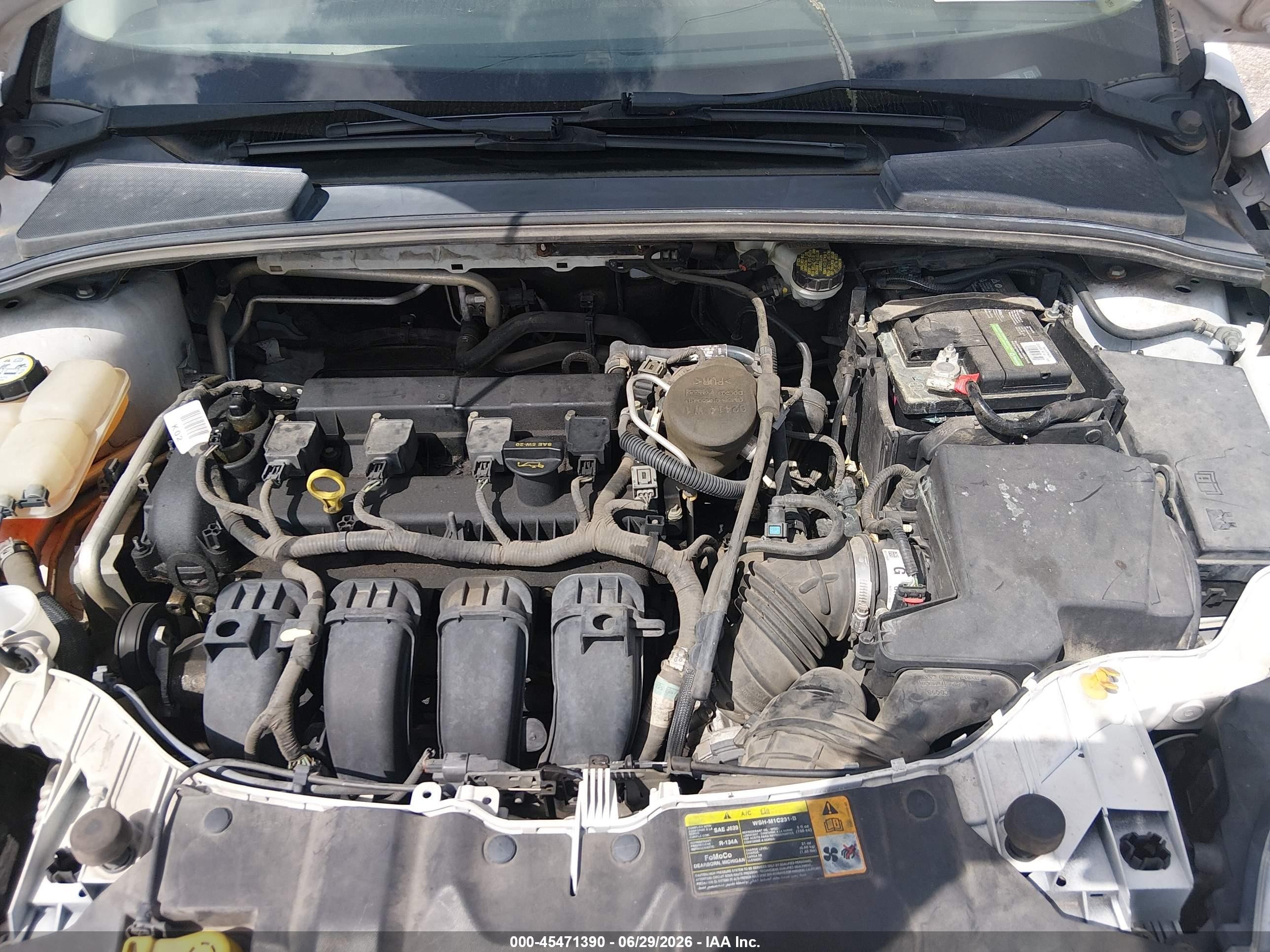 2012 Ford Focus Se Белый vin: 1FAHP3F23CL186506