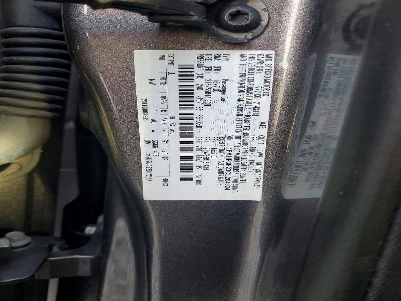 2012 Ford Focus Se Серый vin: 1FAHP3F23CL204924