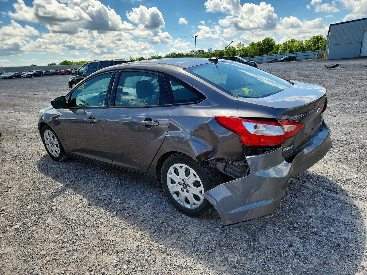 2012 Ford Focus Se Gray vin: 1FAHP3F23CL217091