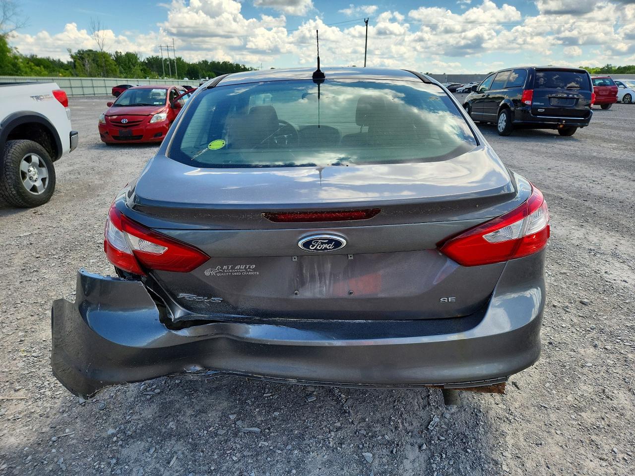 2012 Ford Focus Se Gray vin: 1FAHP3F23CL217091