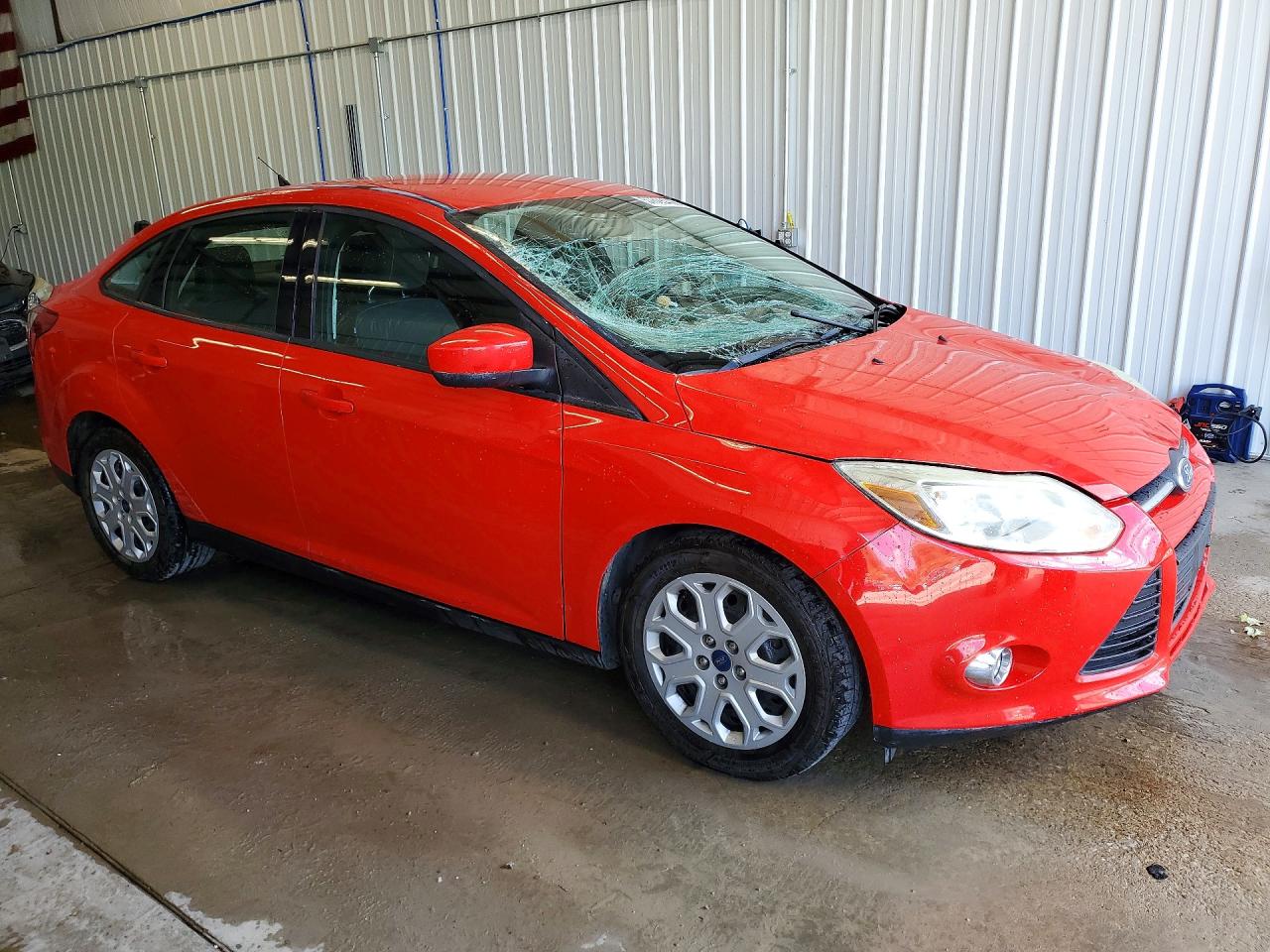 2012 Ford Focus Se Red vin: 1FAHP3F23CL233713