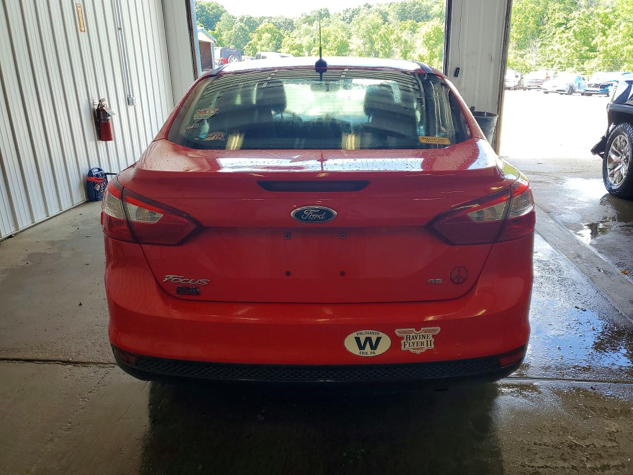 2012 Ford Focus Se Red vin: 1FAHP3F23CL233713
