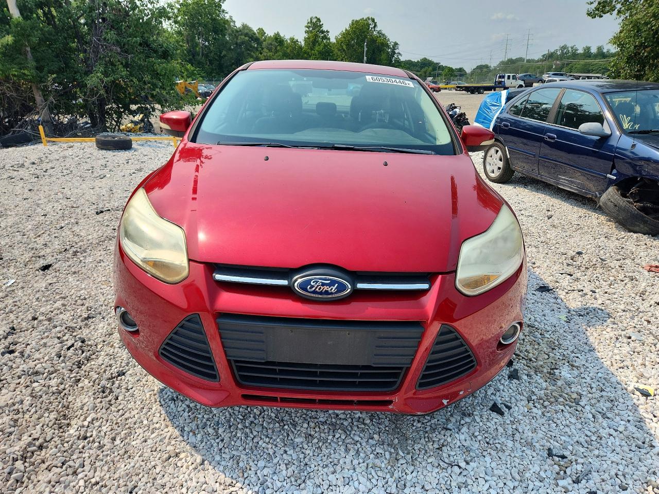 2012 Ford Focus Se Красный vin: 1FAHP3F23CL247031