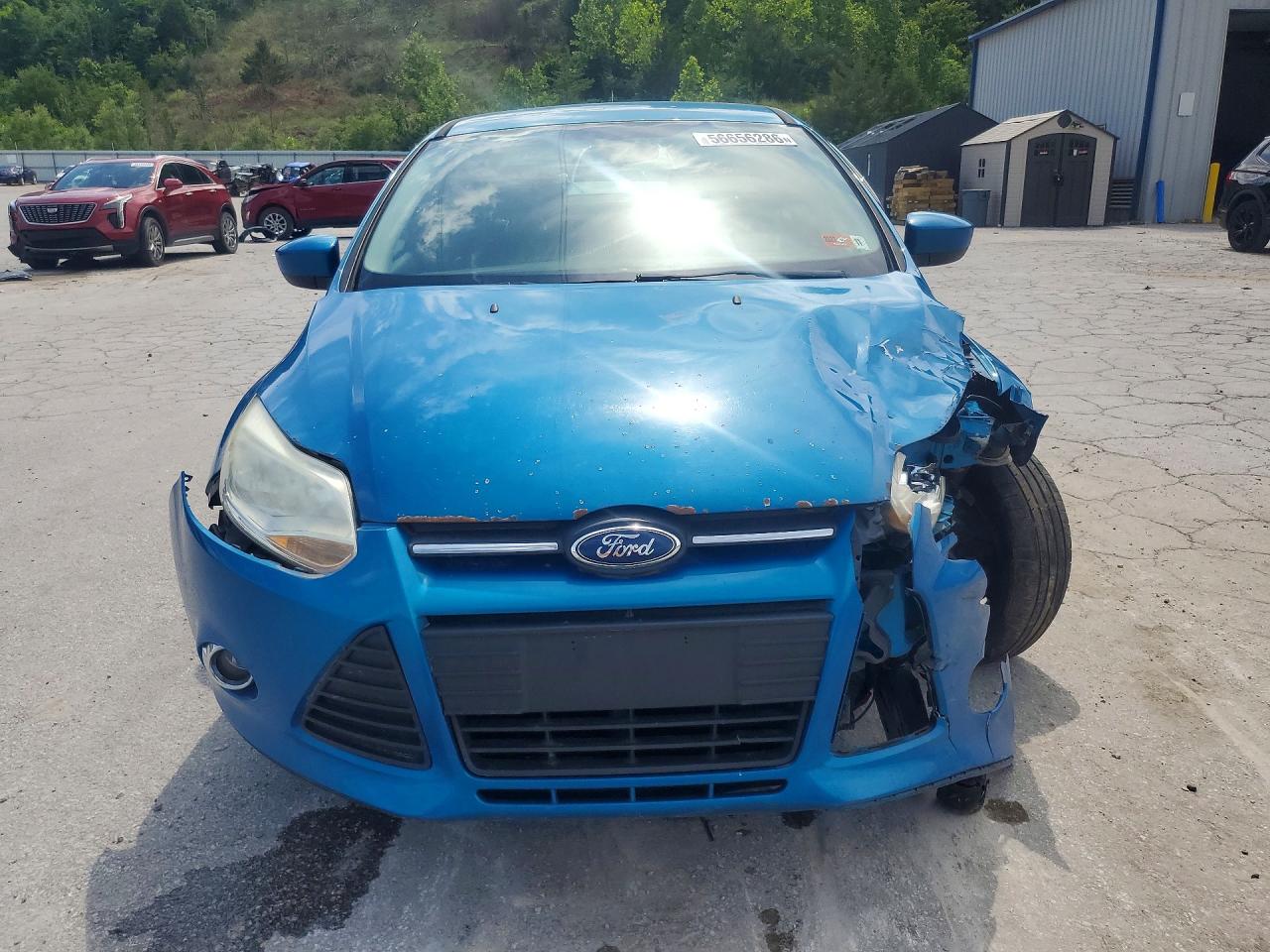2012 Ford Focus Se Blue vin: 1FAHP3F23CL255601