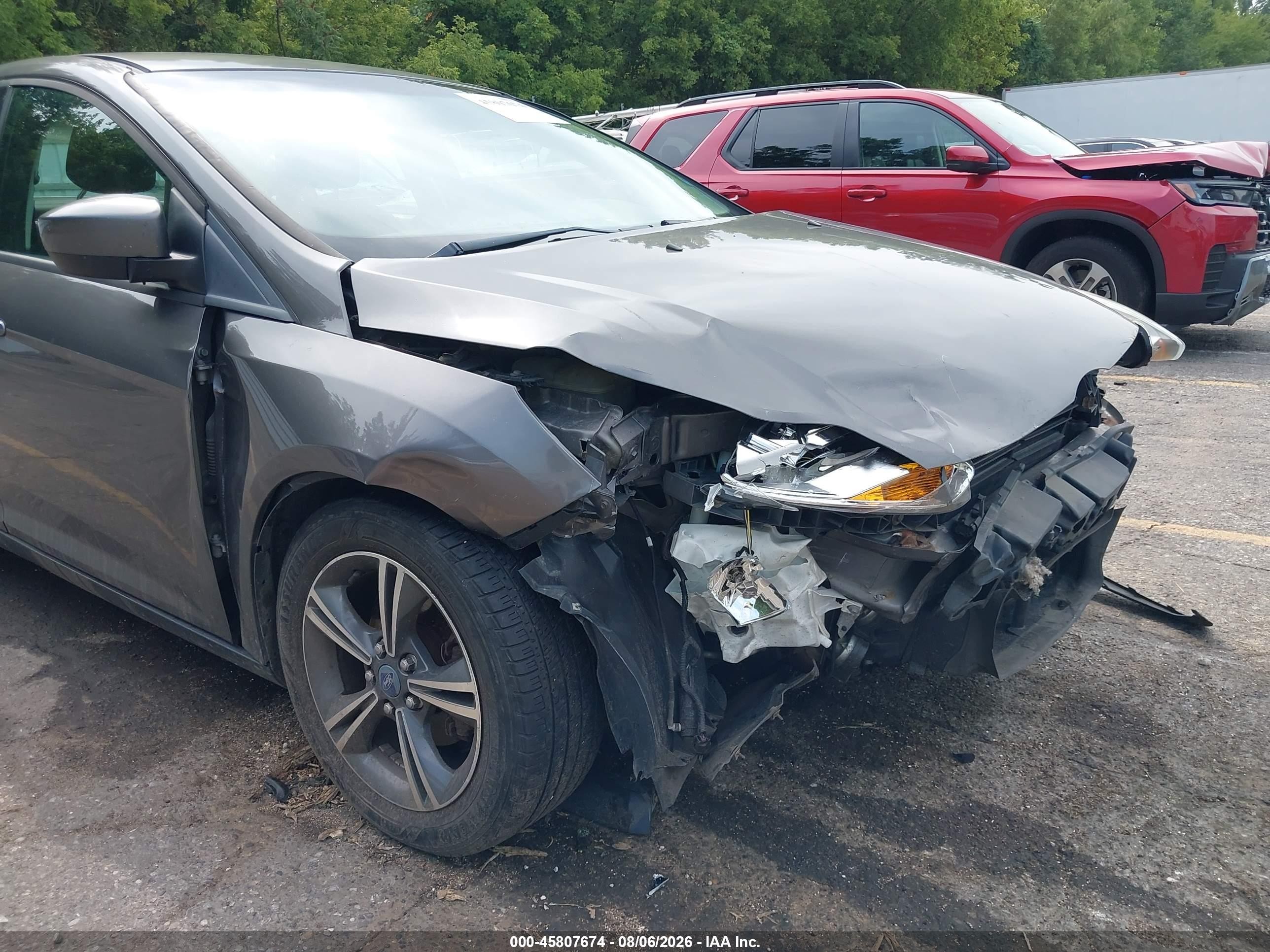2012 Ford Focus Se Gray vin: 1FAHP3F23CL258515