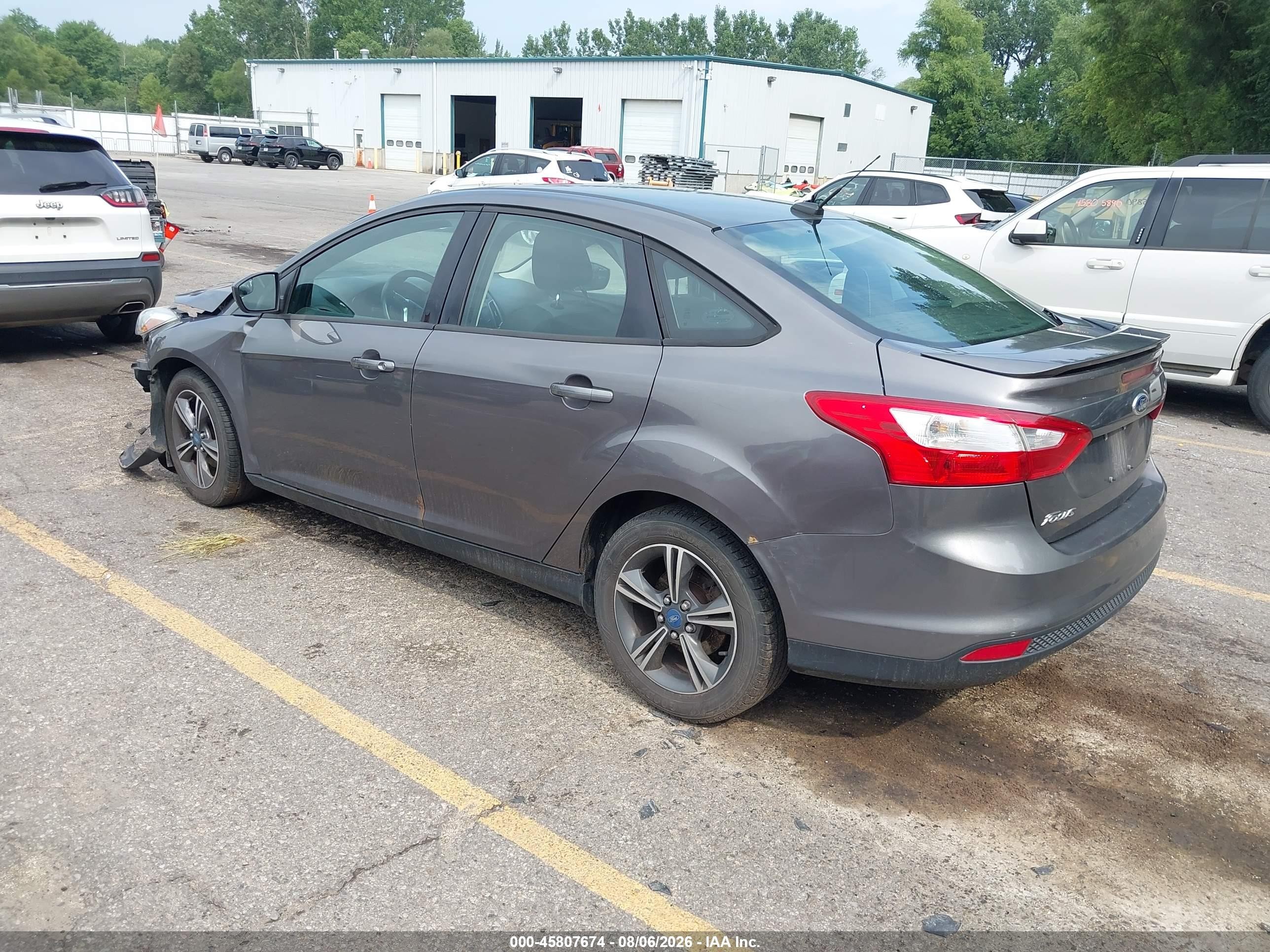 2012 Ford Focus Se Gray vin: 1FAHP3F23CL258515