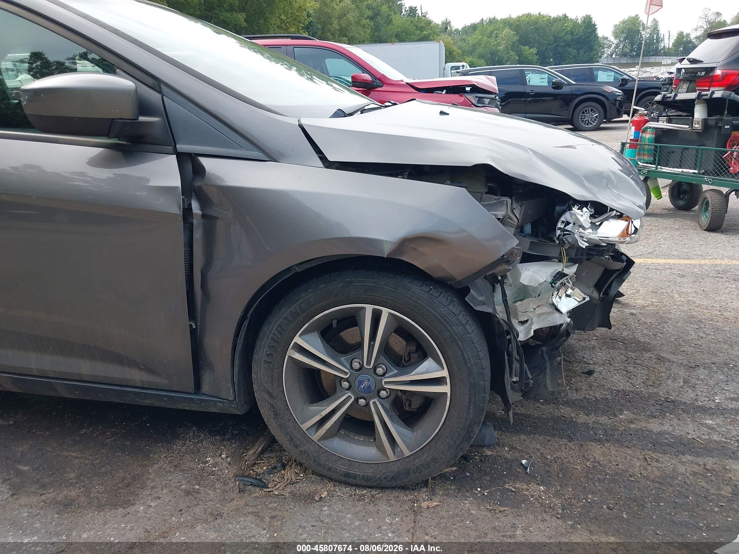 2012 Ford Focus Se Gray vin: 1FAHP3F23CL258515