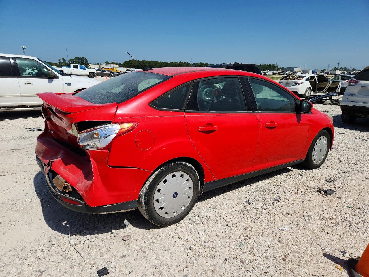 2012 Ford Focus Se Red vin: 1FAHP3F23CL319166