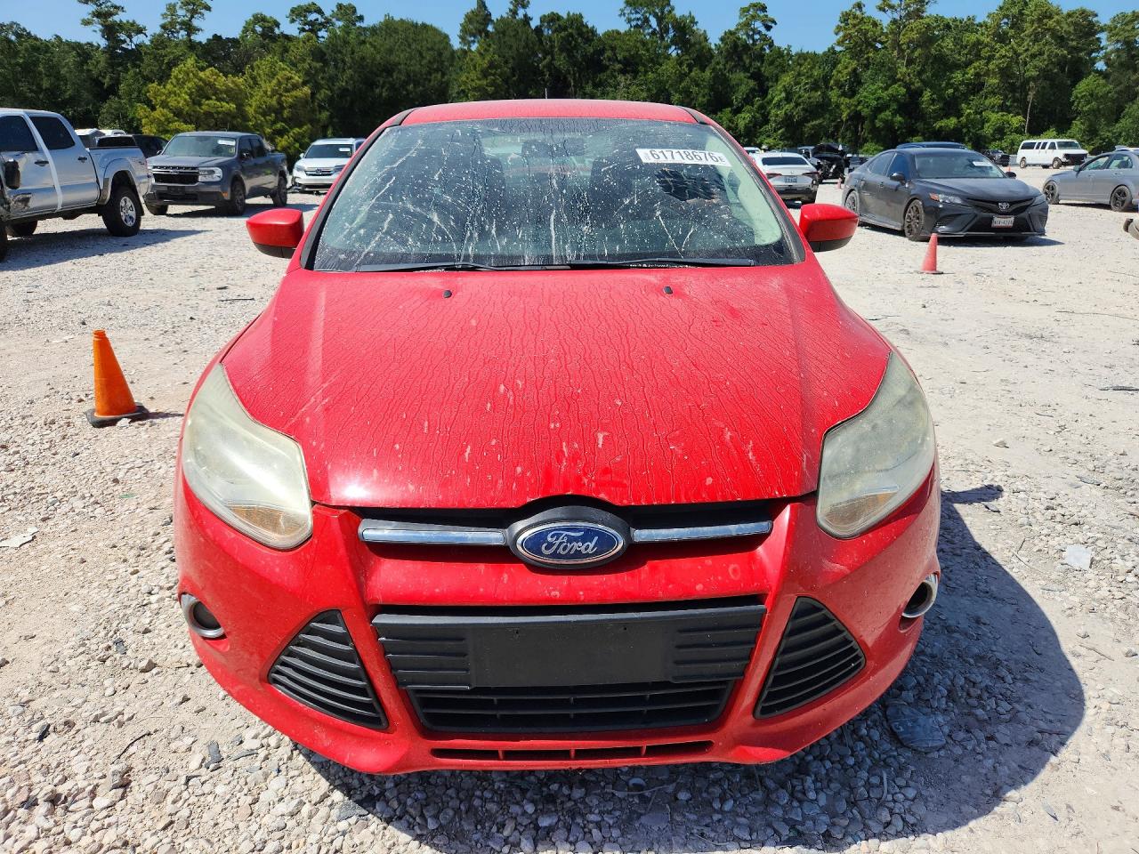 2012 Ford Focus Se Red vin: 1FAHP3F23CL319166