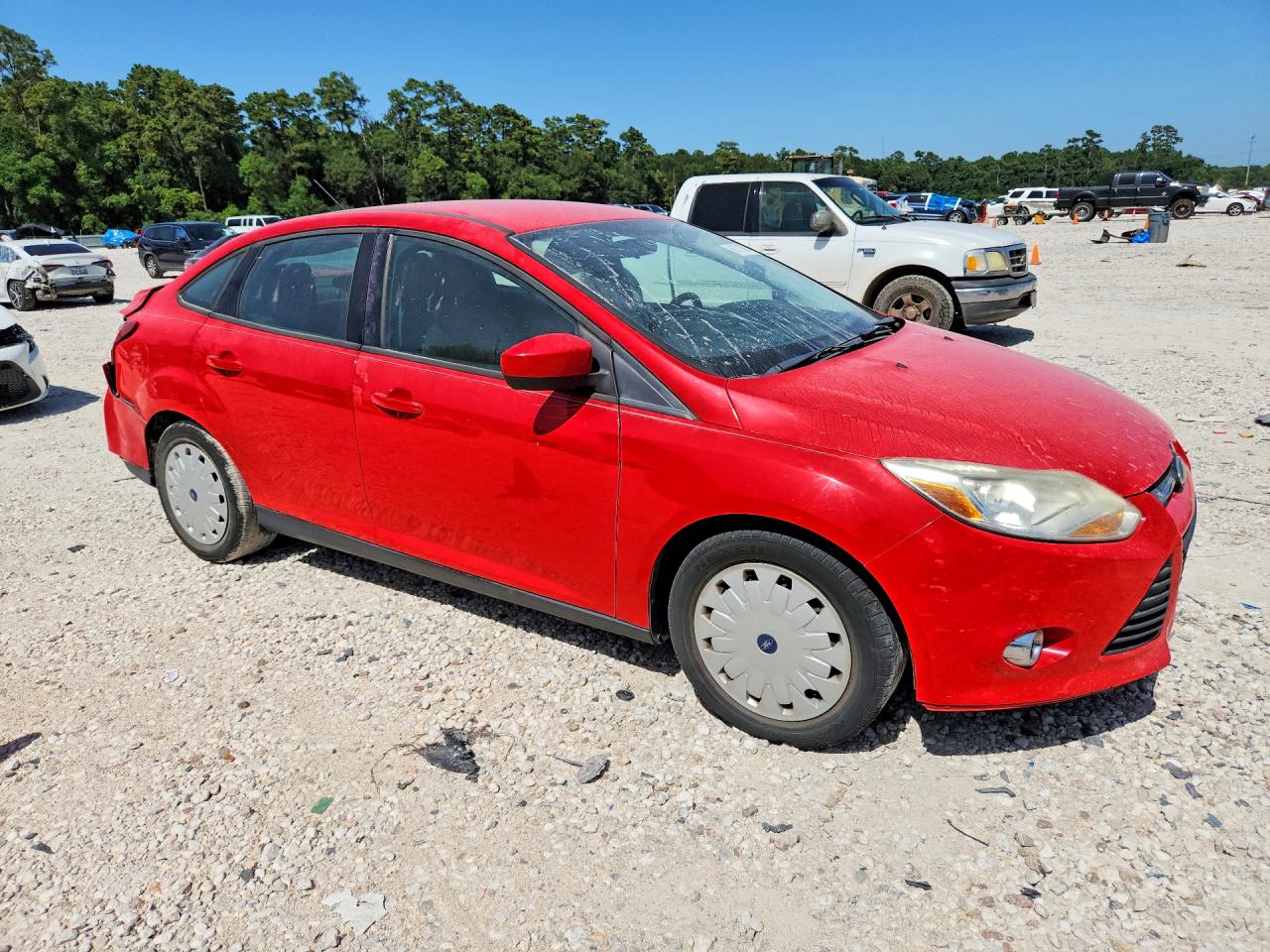 2012 Ford Focus Se Red vin: 1FAHP3F23CL319166