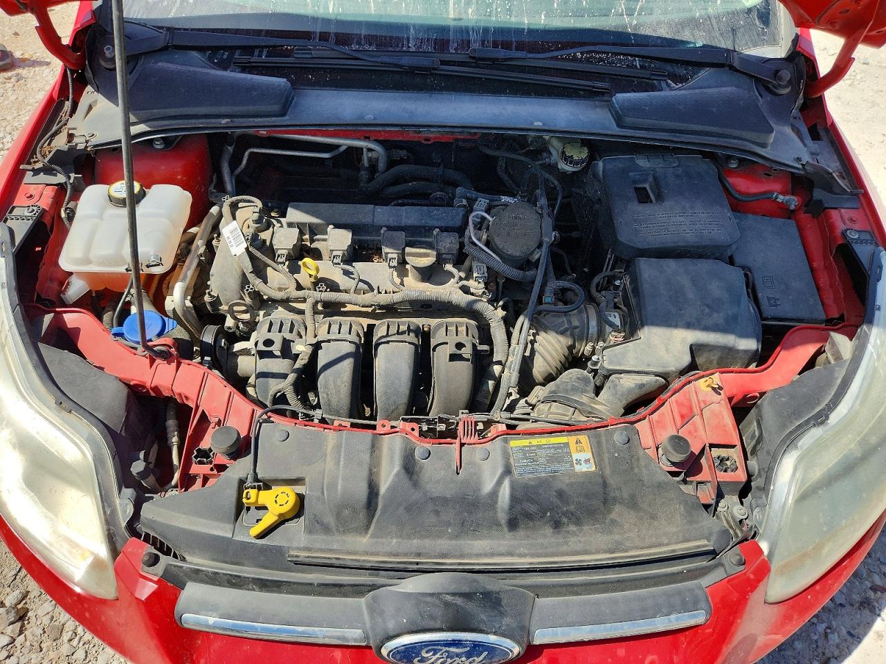 2012 Ford Focus Se Red vin: 1FAHP3F23CL319166