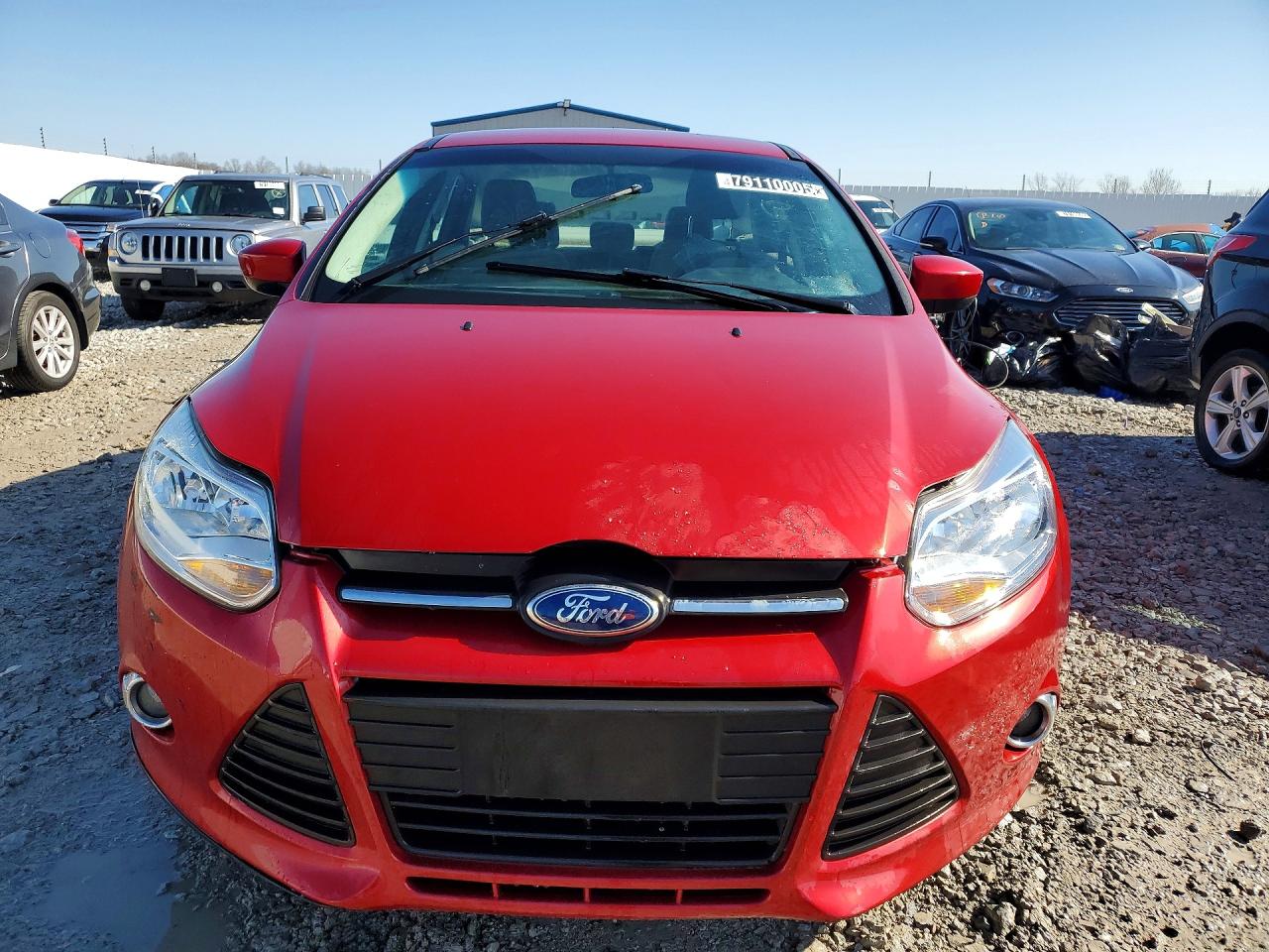 2012 Ford Focus Se Red vin: 1FAHP3F23CL380906